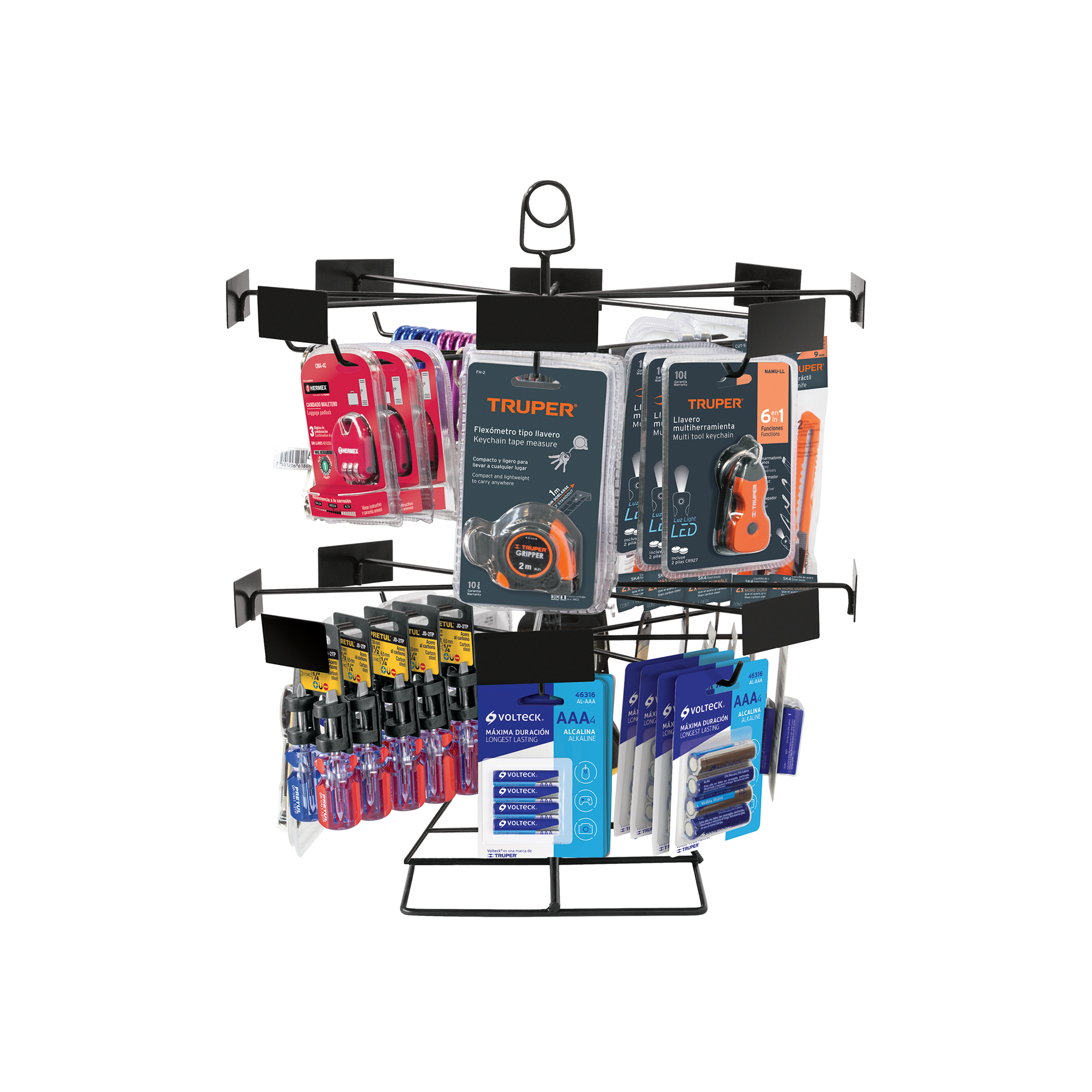Rack de impulso giratorio Truper - 55257