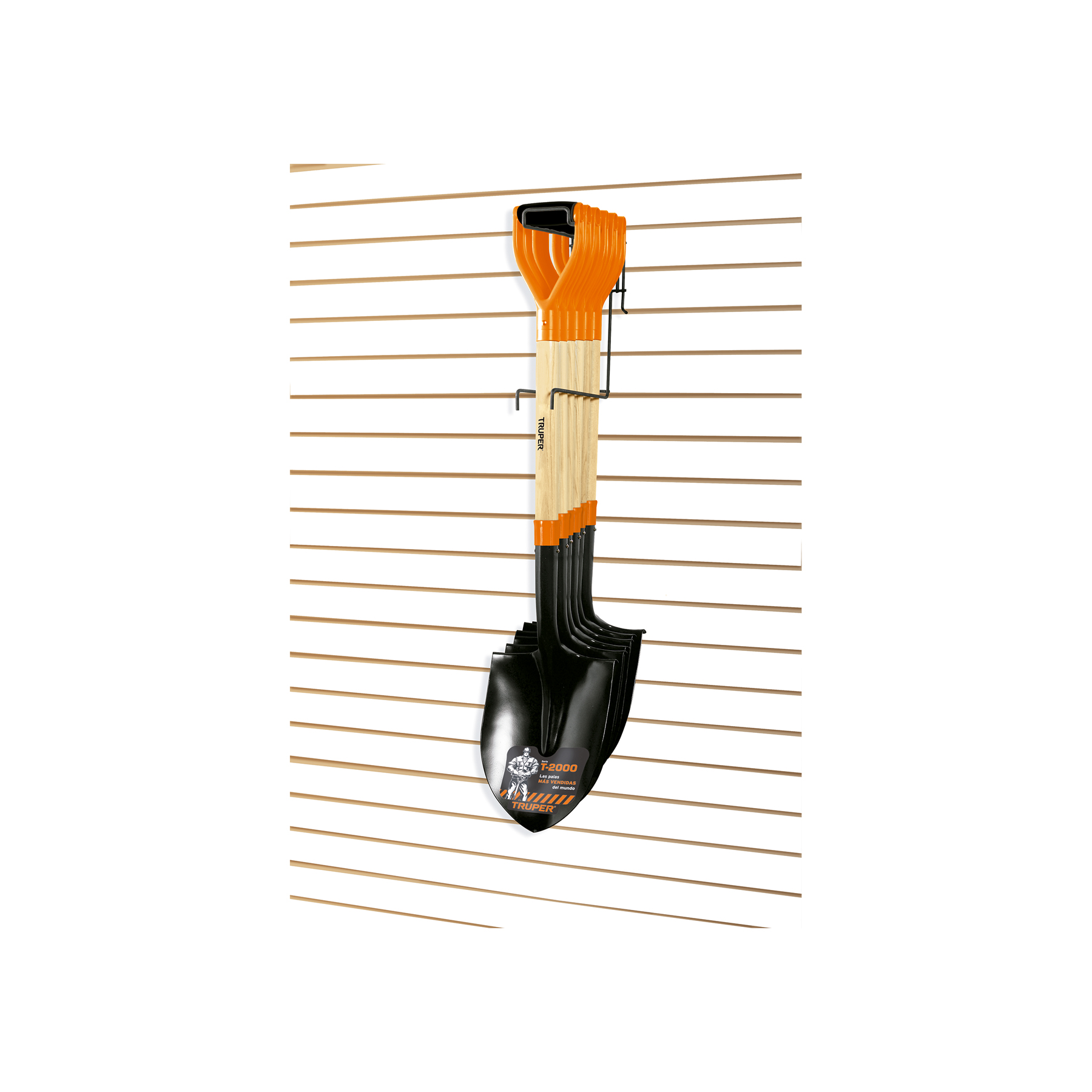 Rack para palas con mango en Y, Truper - 50083