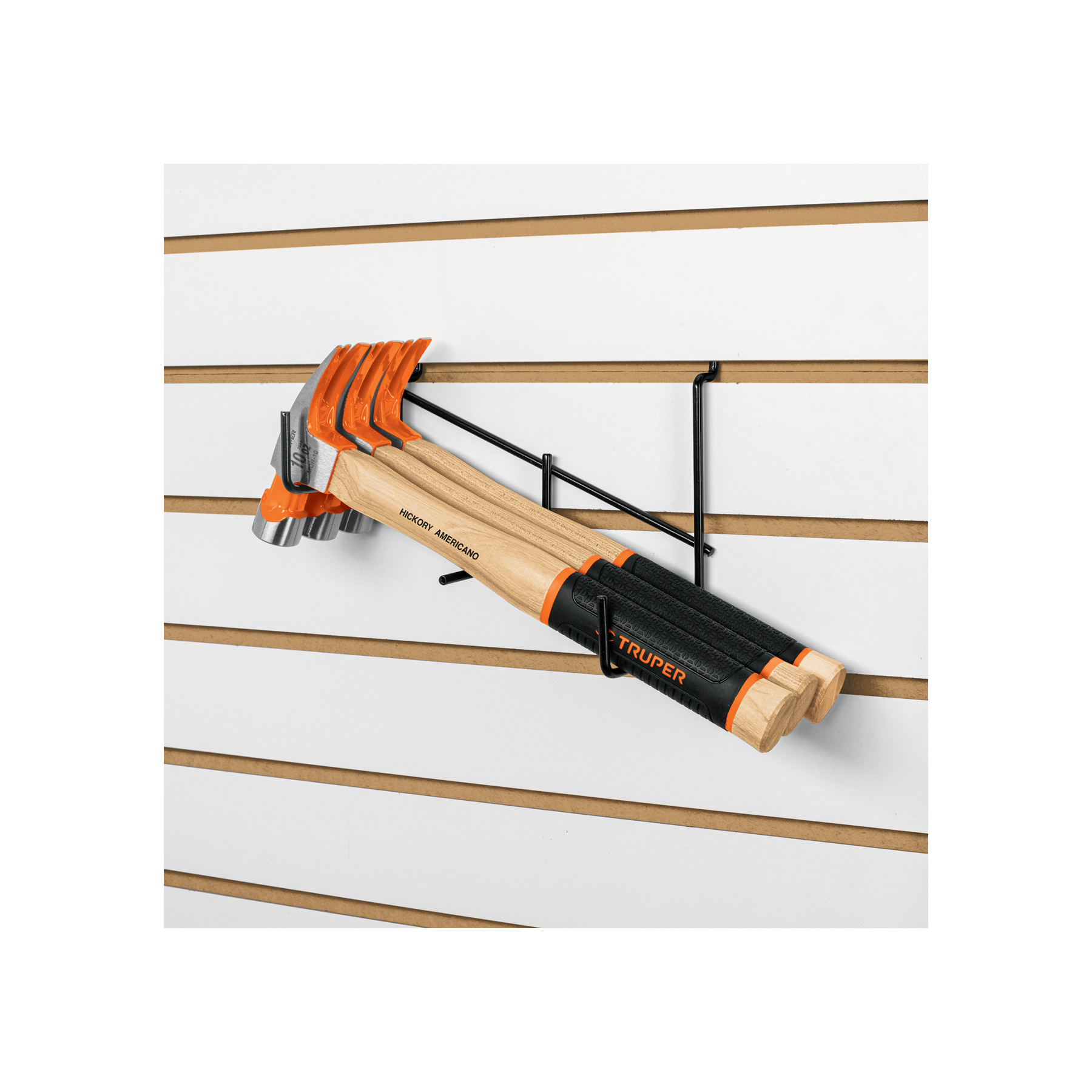 Rack para 3 martillos pulidos de uña curva - 50071