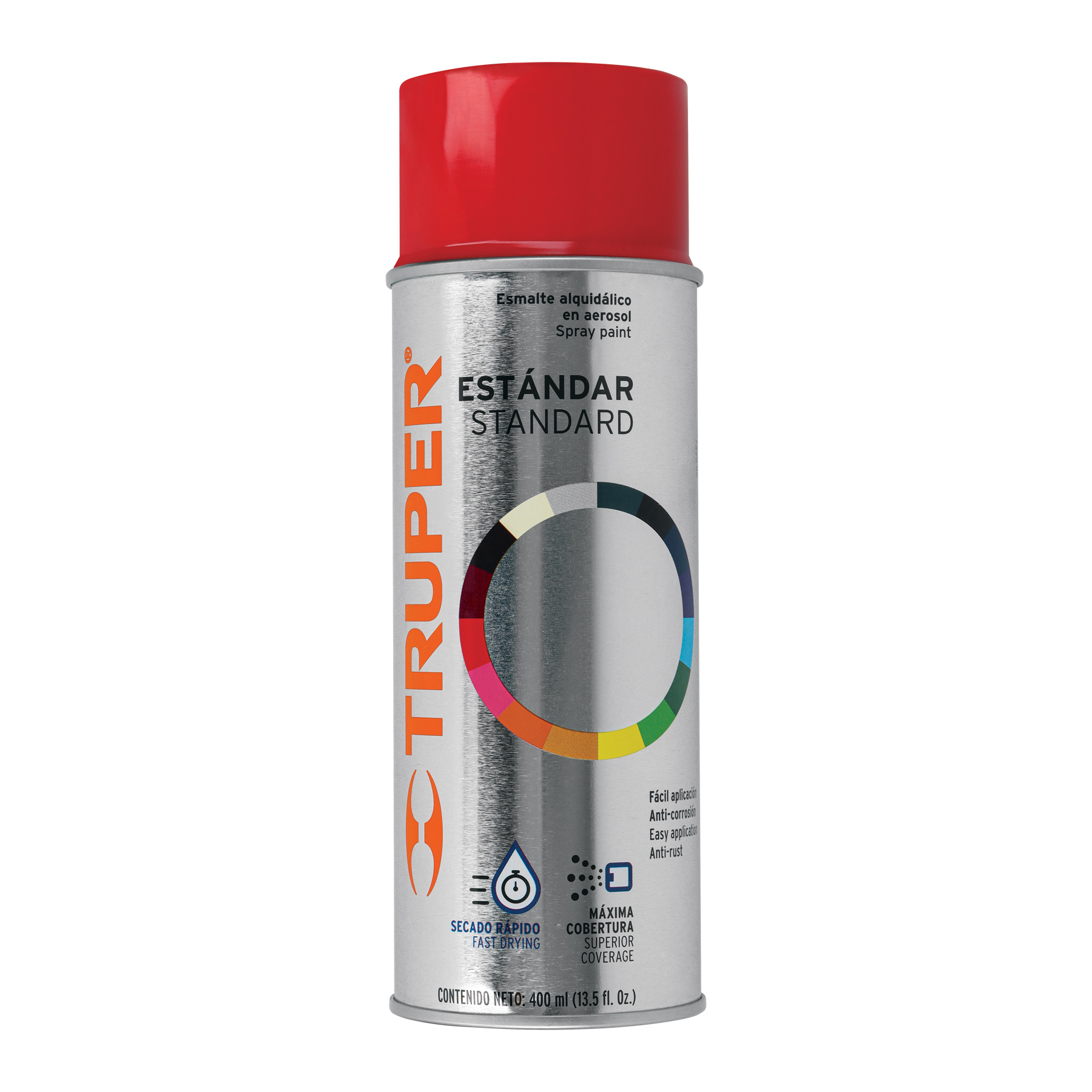Pintura en aerosol rojo taxi, bote tradicional de 400 ml - 102839