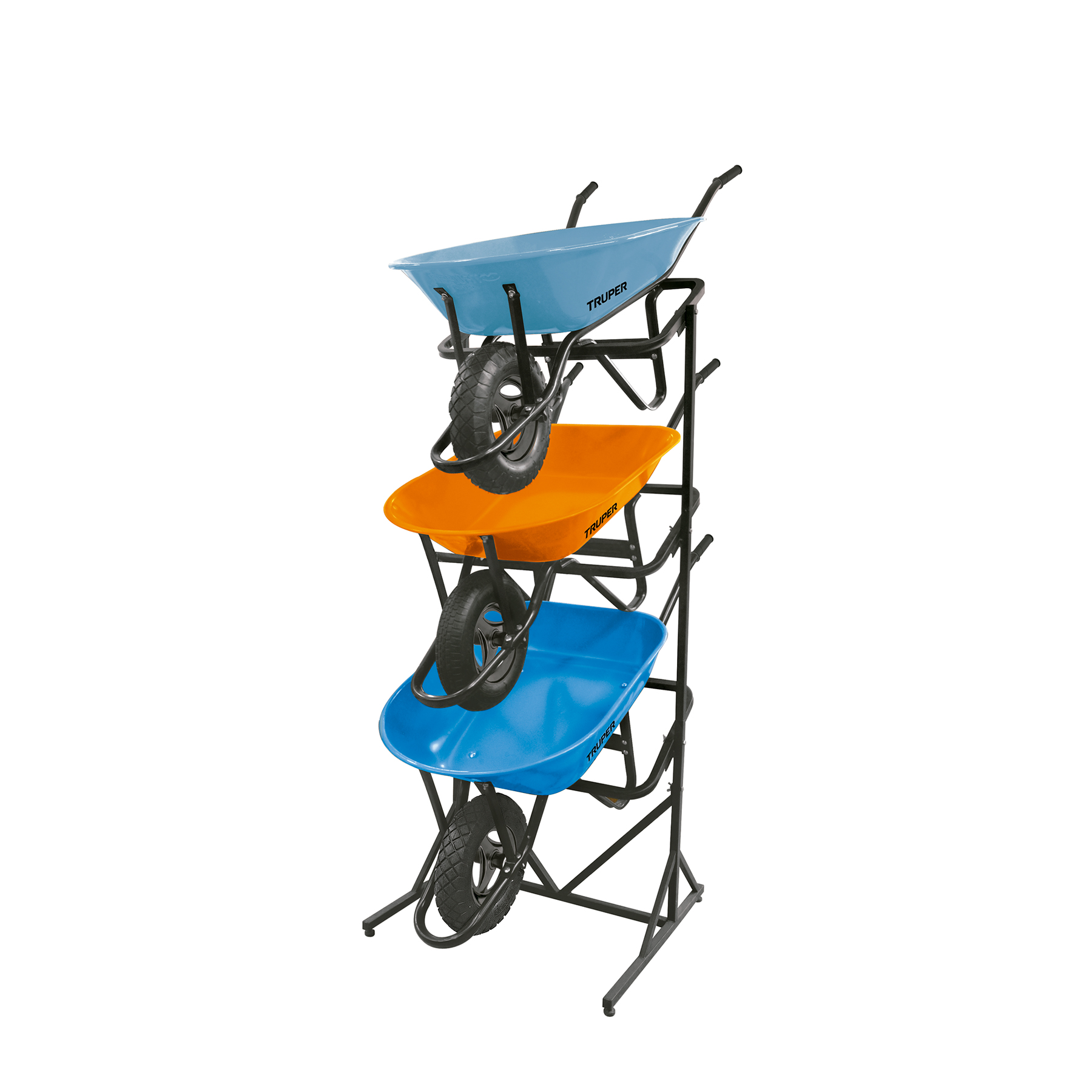 Rack para 3 carretillas estibadas, Truper - 50160