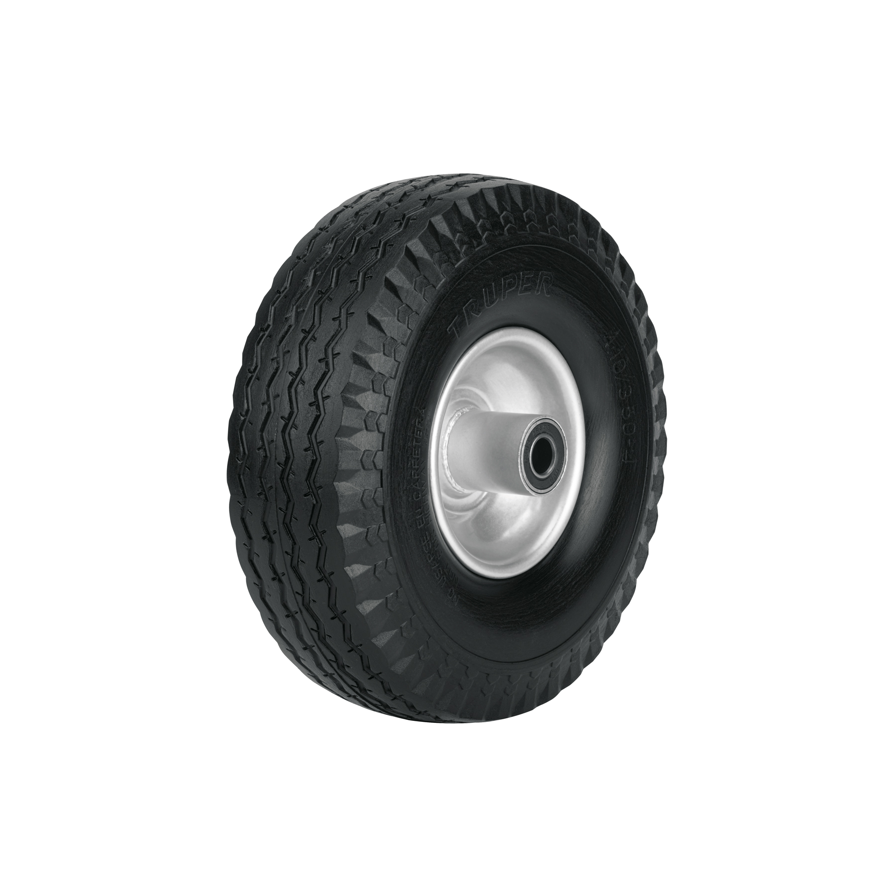 Rueda imponchable de 10 pulgadas para eje lateral - 45911