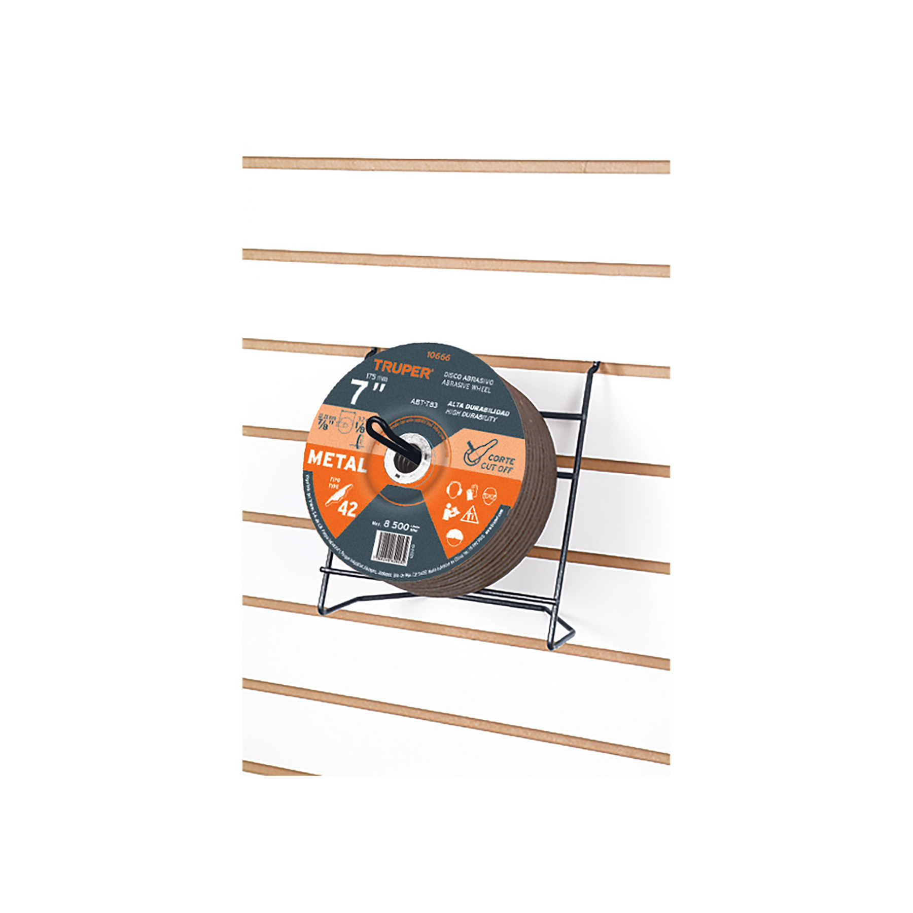 Rack para discos abrasivos de 7 y 9 pulgadas - 55320