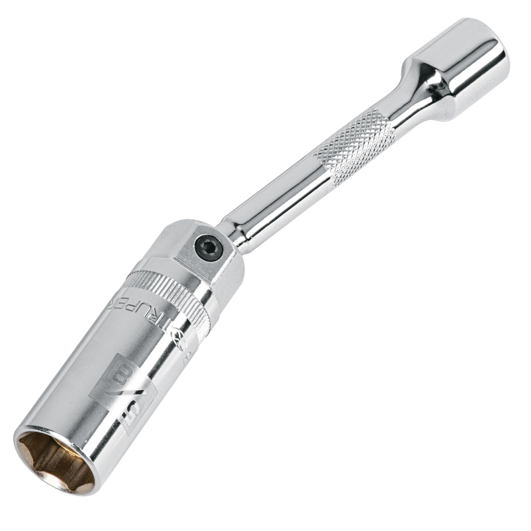 Dado para bujías cuadro 3/8" articulado 5/8" con extensión de 6" - 16898