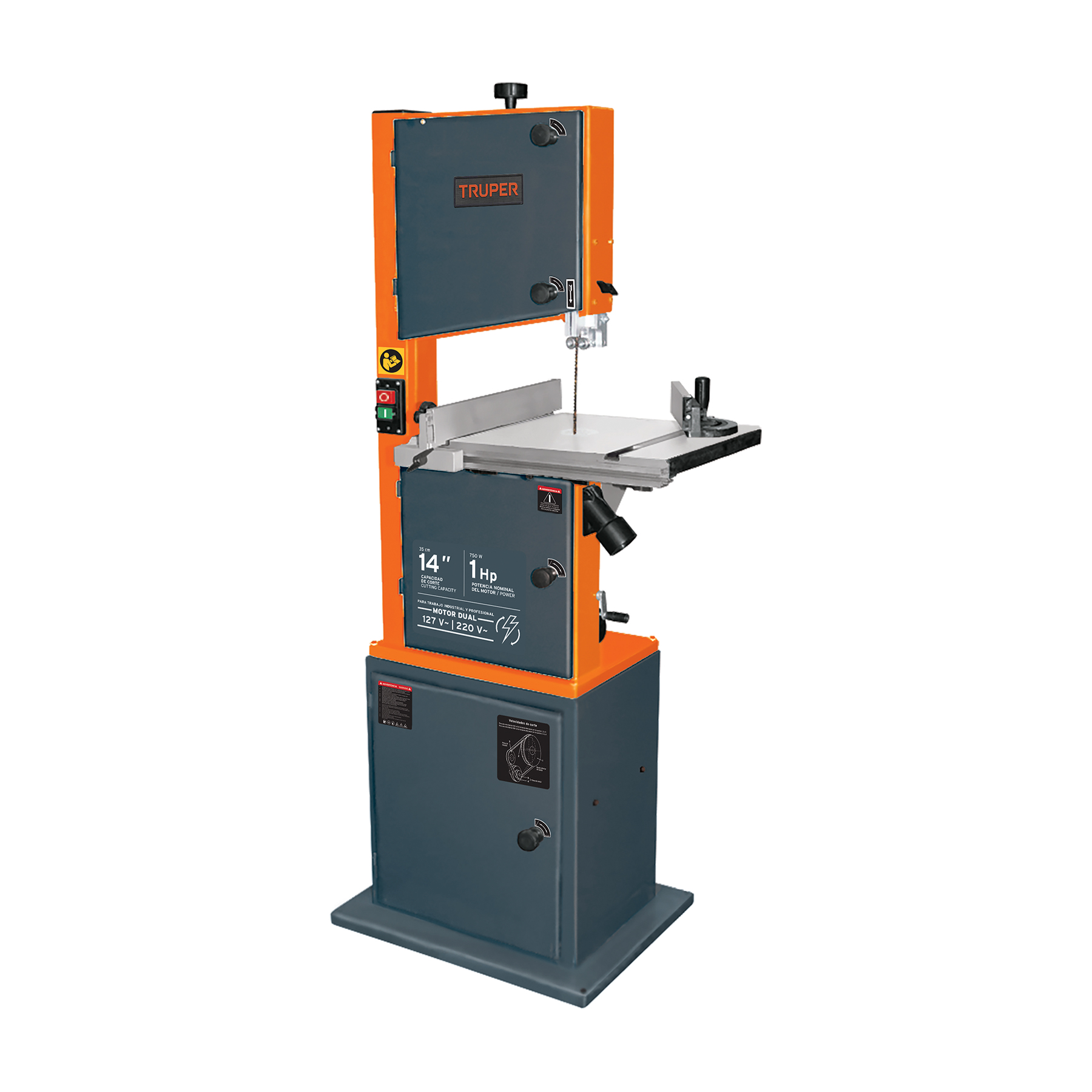 Sierra cinta de 14 pulgadas, 1 HP (750 W) - 16458