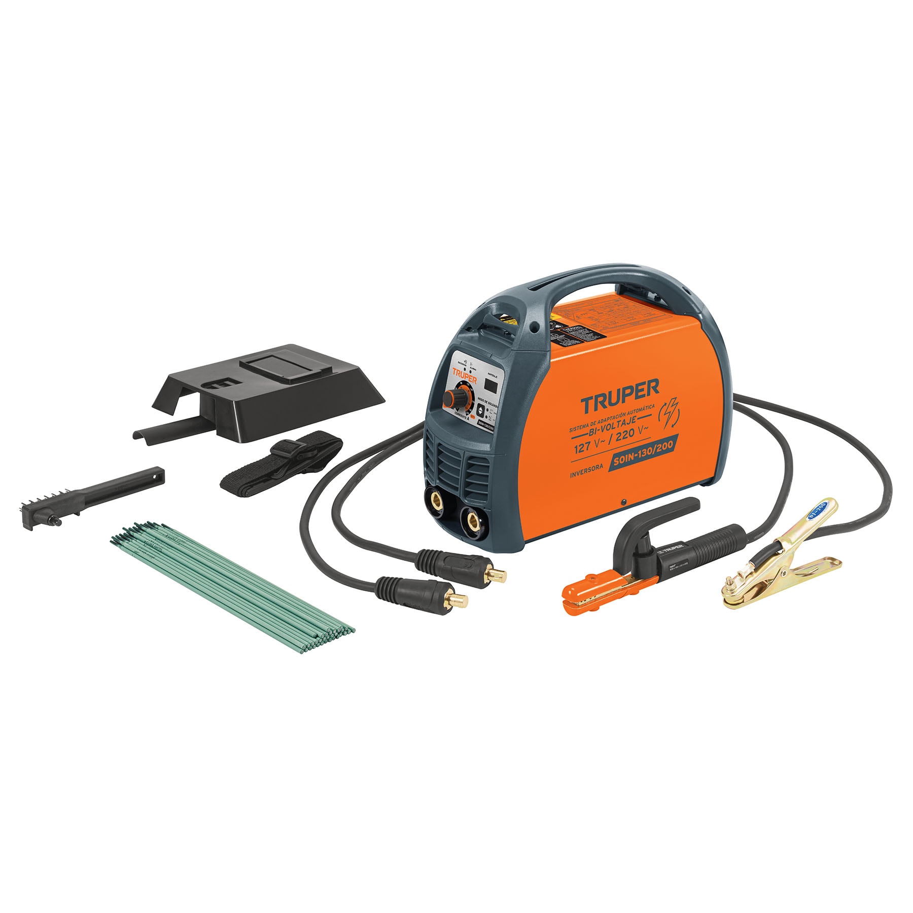 Soldadora inversora de 200 amperes, bivoltaje 127/220V - 16053
