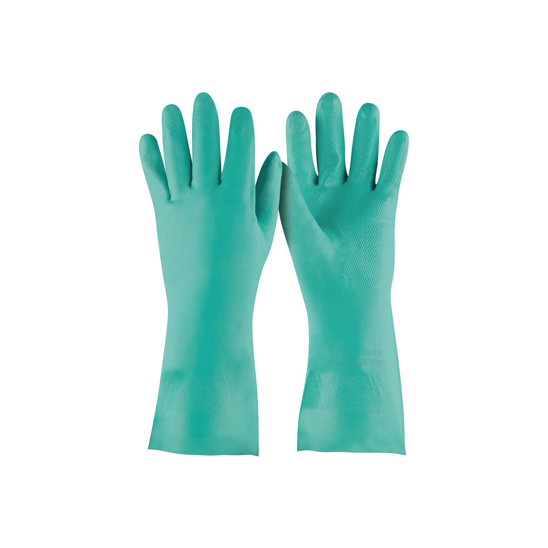 Guantes de nitrilo verde, multiusos, talla M - 15323