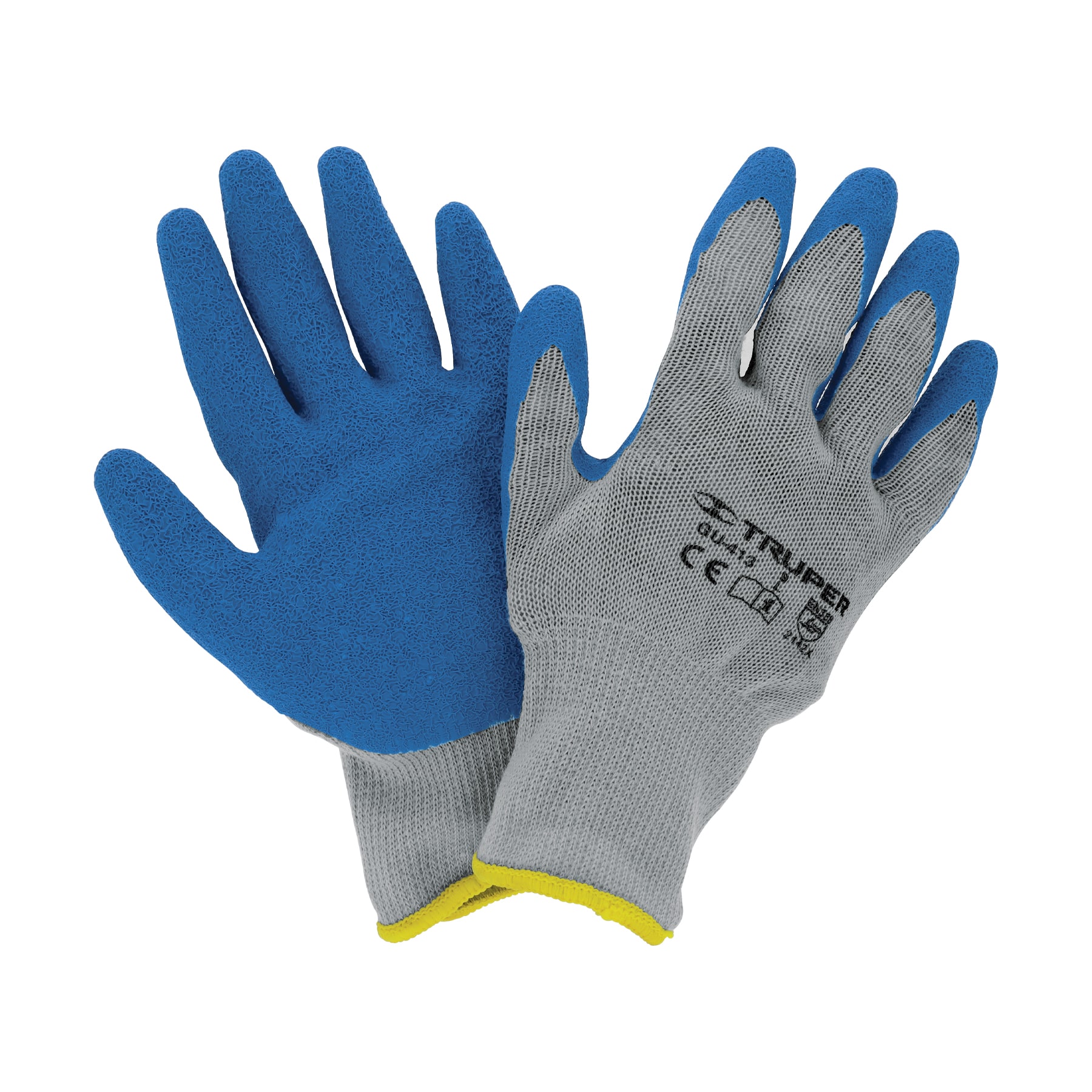 Guantes de poliéster recubiertos de látex, talla G - 15267
