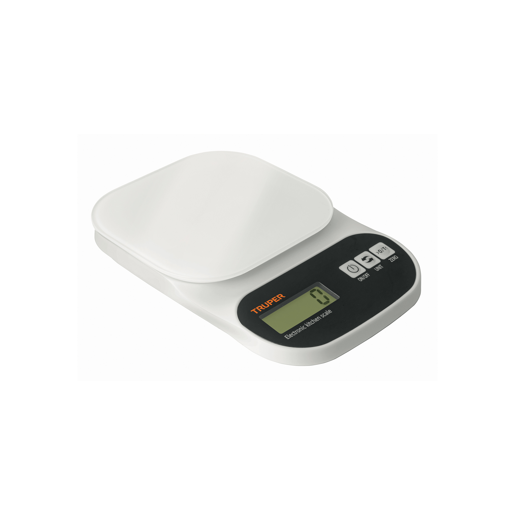 Báscula digital para cocina con plato de vidrio, capacidad 5 kg - 15160