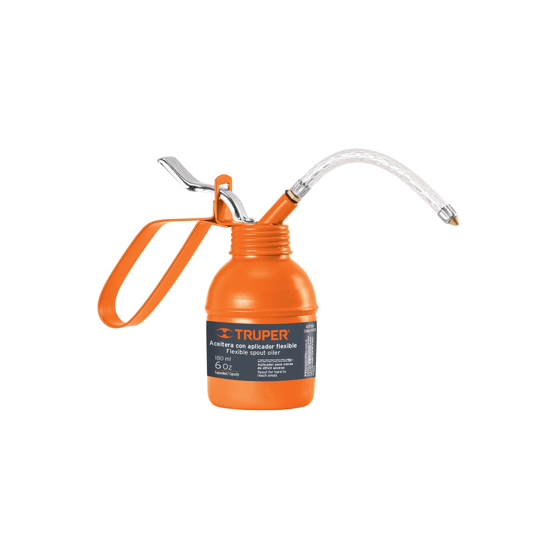 Aceitera de 180 ml (6 oz) con aplicador flexible - 14870