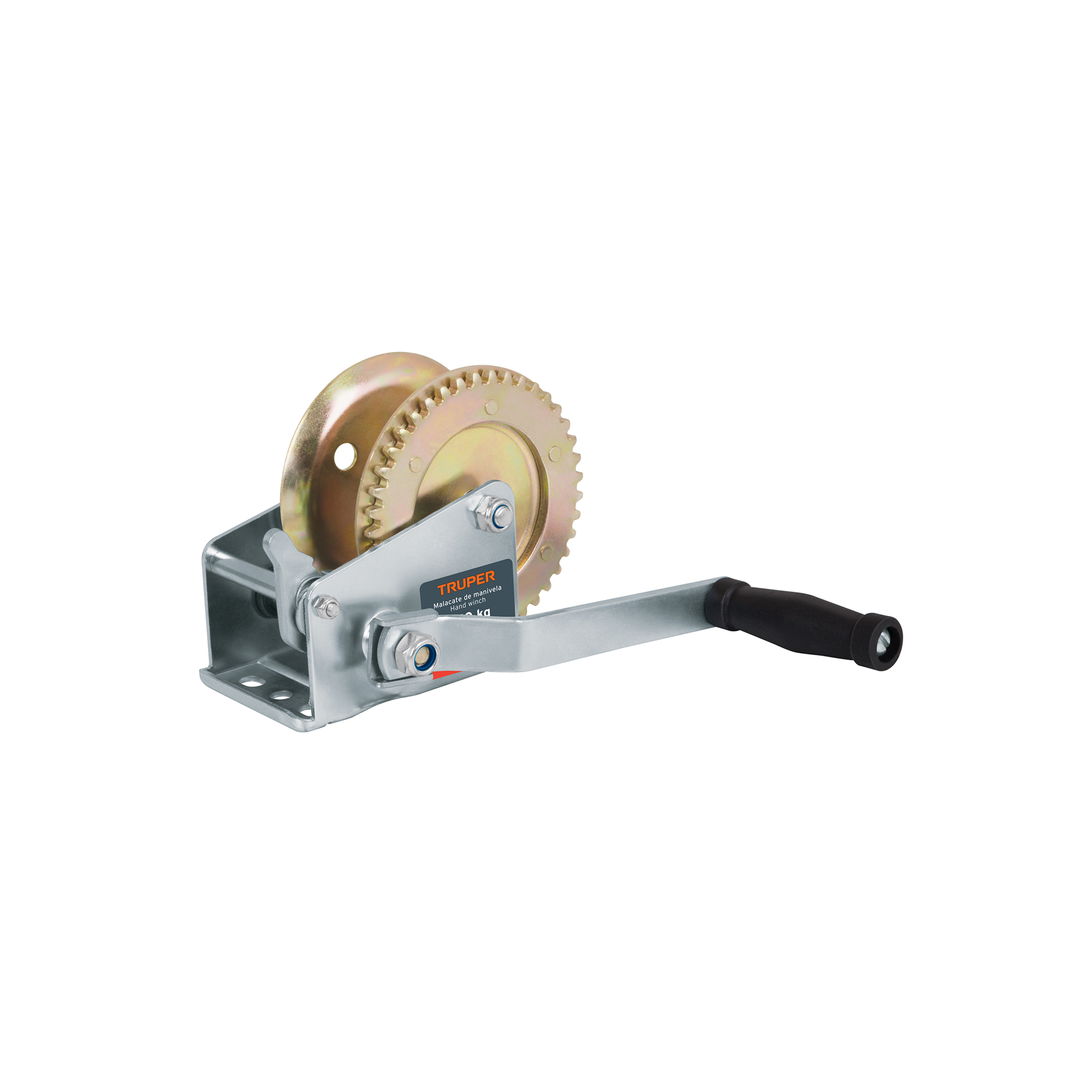 Malacate de manivela 540 kg sin cable - 14723