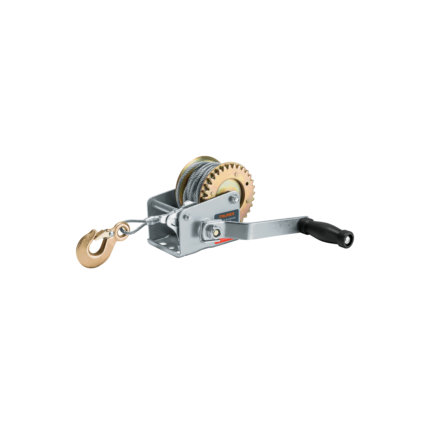 Malacate de manivela con cable para 300 kg - 14719