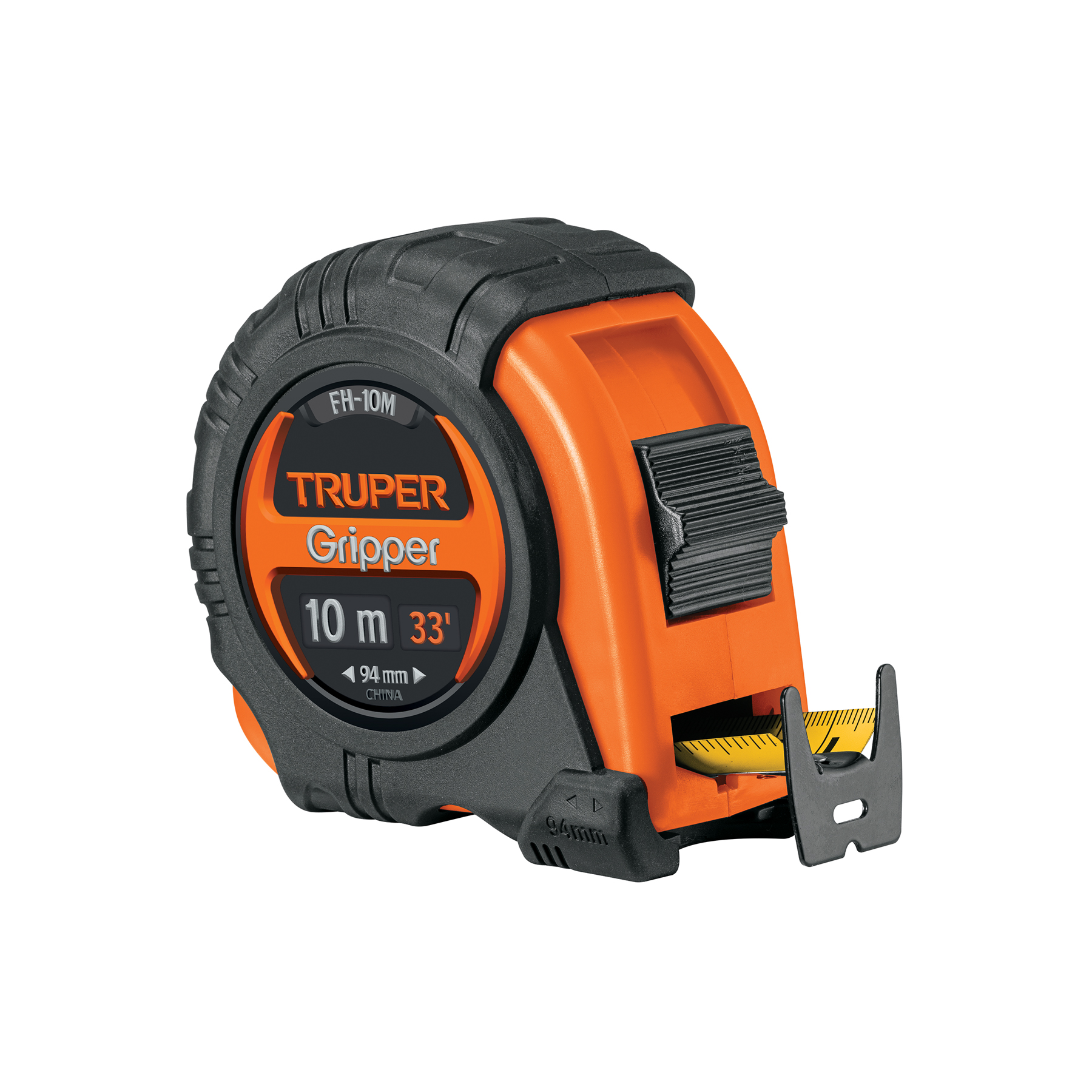 Flexómetro Gripper resistente a impactos de 10 m con cinta de 32 mm - 14582