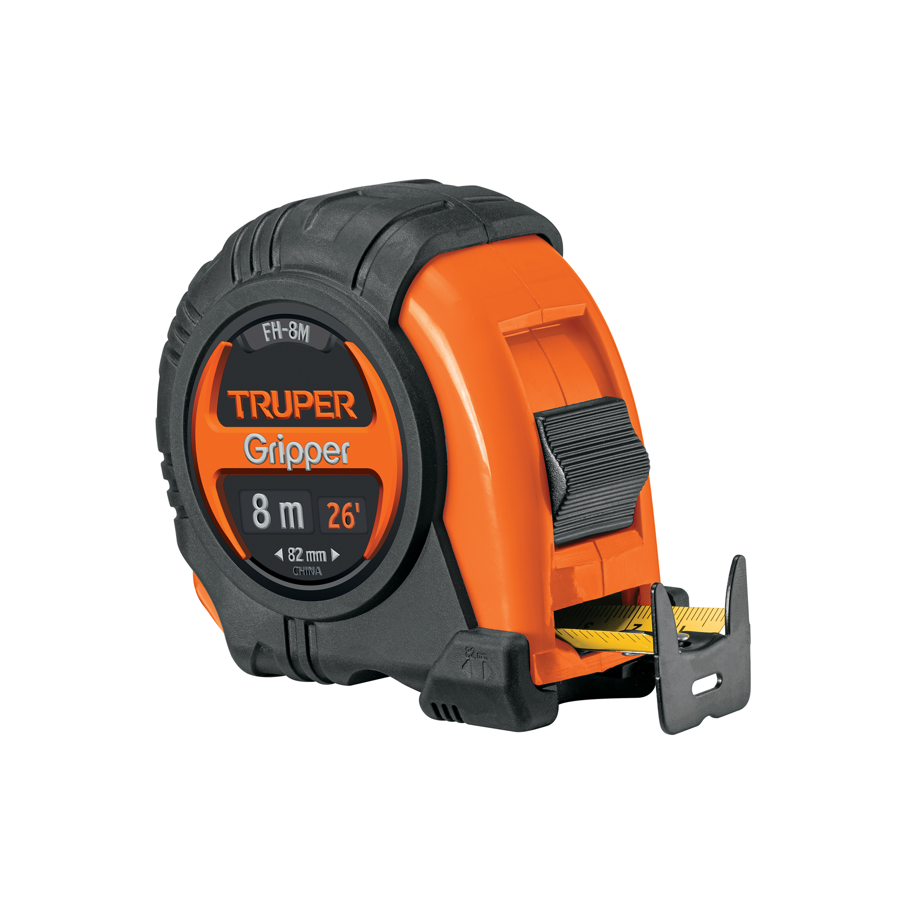 Flexómetro Gripper resistente a impactos de 8 m con cinta de 25 mm - 14579