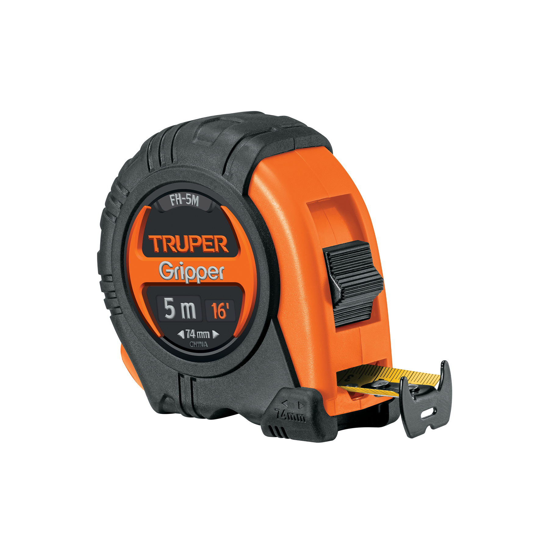 Flexómetro Gripper resistente a impactos de 5 m con cinta de 19 mm - 14578