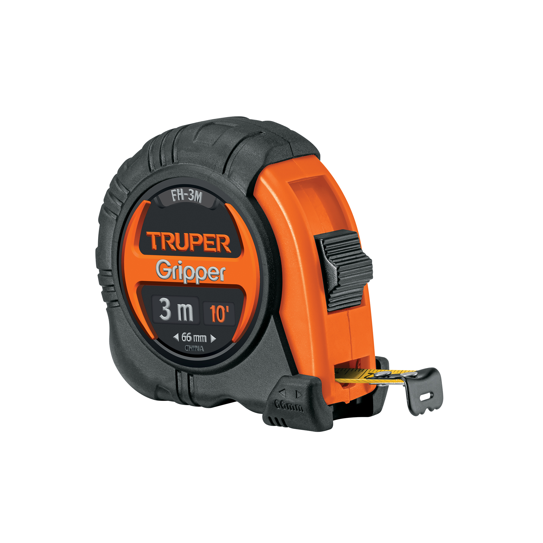 Flexómetro Gripper de 3 m con cinta de 13 mm resistente a impactos - 14577
