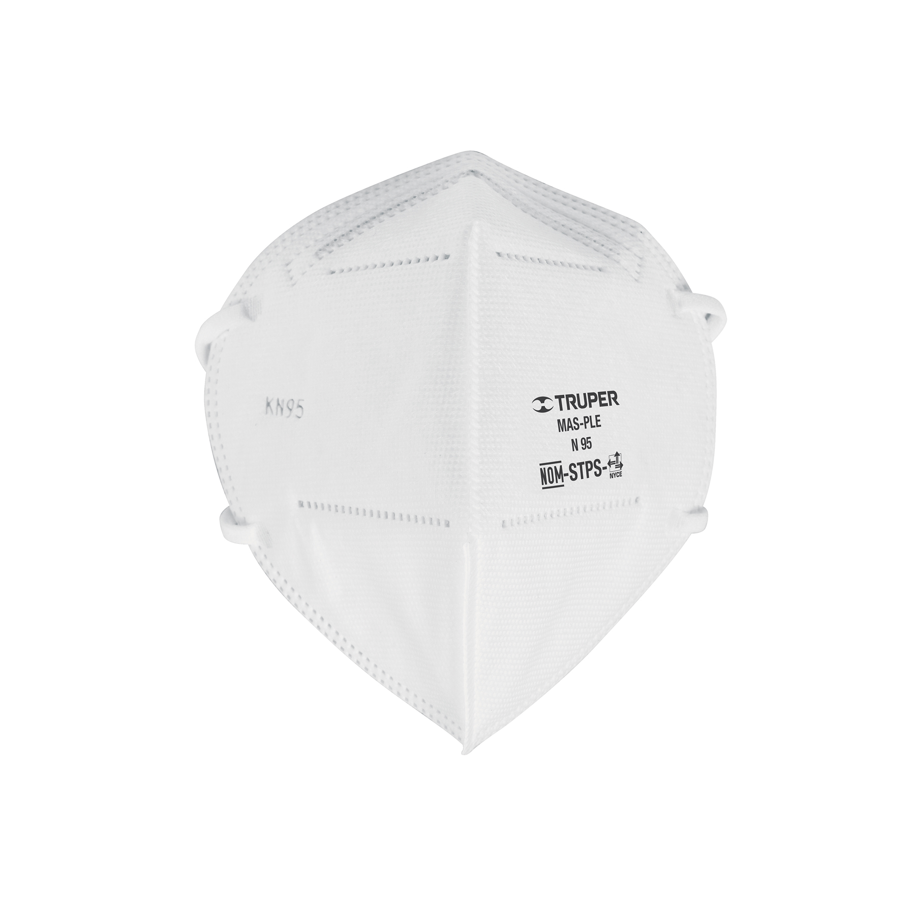 Respirador plegable N95 para polvos y partículas, Truper - 14427