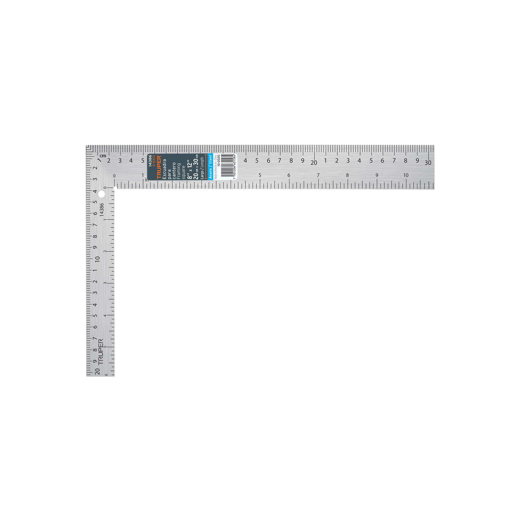 Escuadra de acero para cantero 8' x 12' - 14386