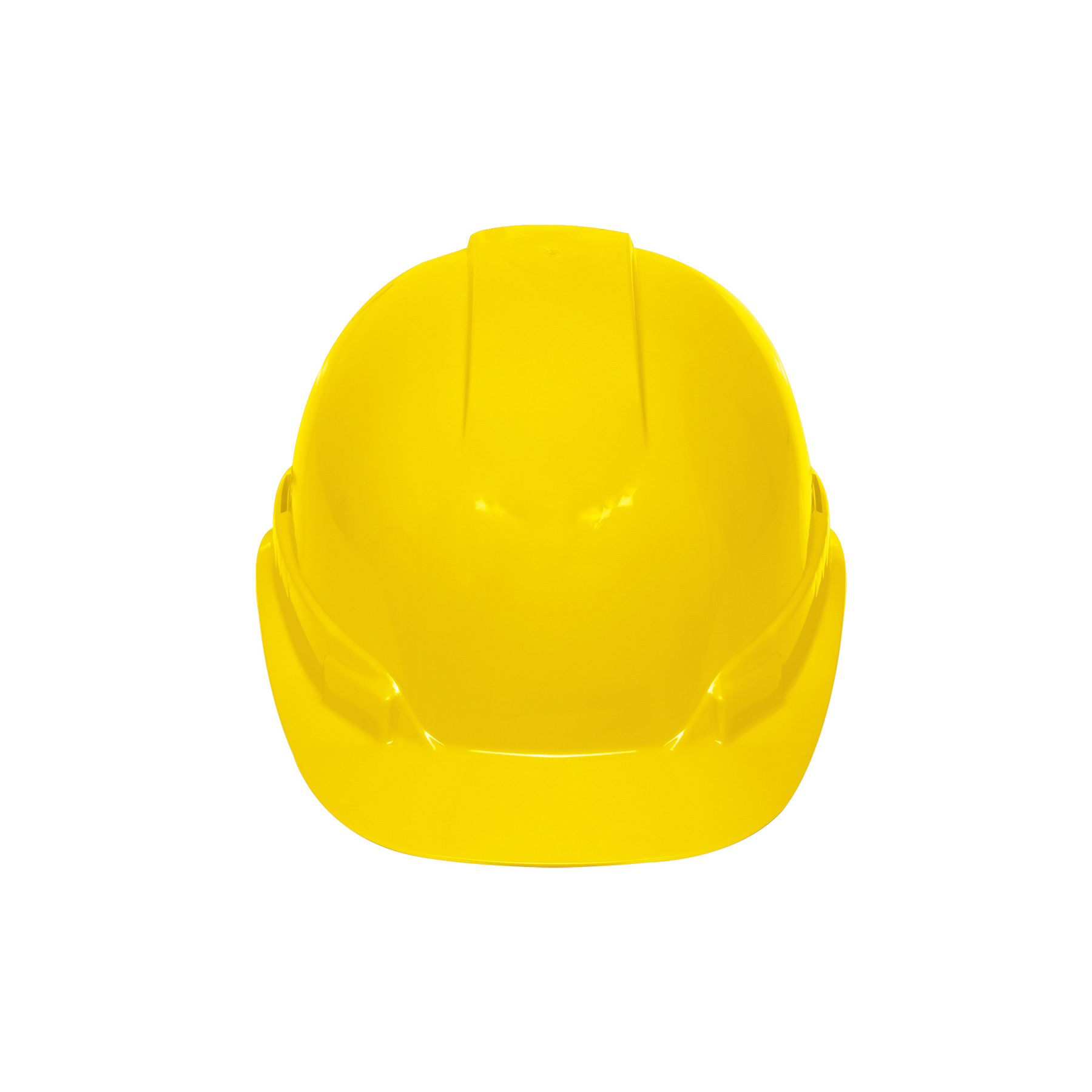 Casco de seguridad amarillo con ajuste de matraca - 14294