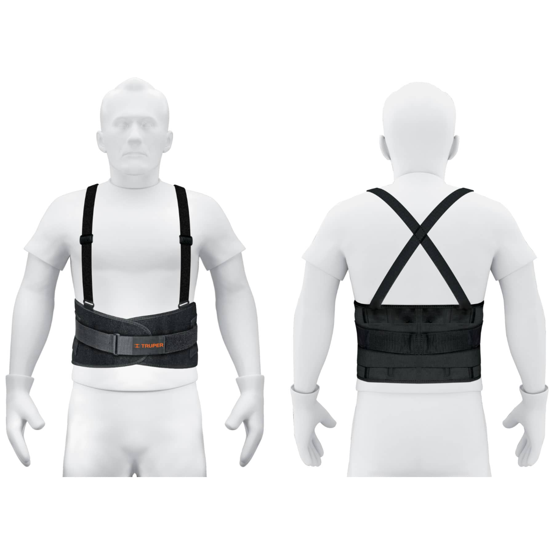 Faja lumbar con tercer cinturón, talla G - 14217