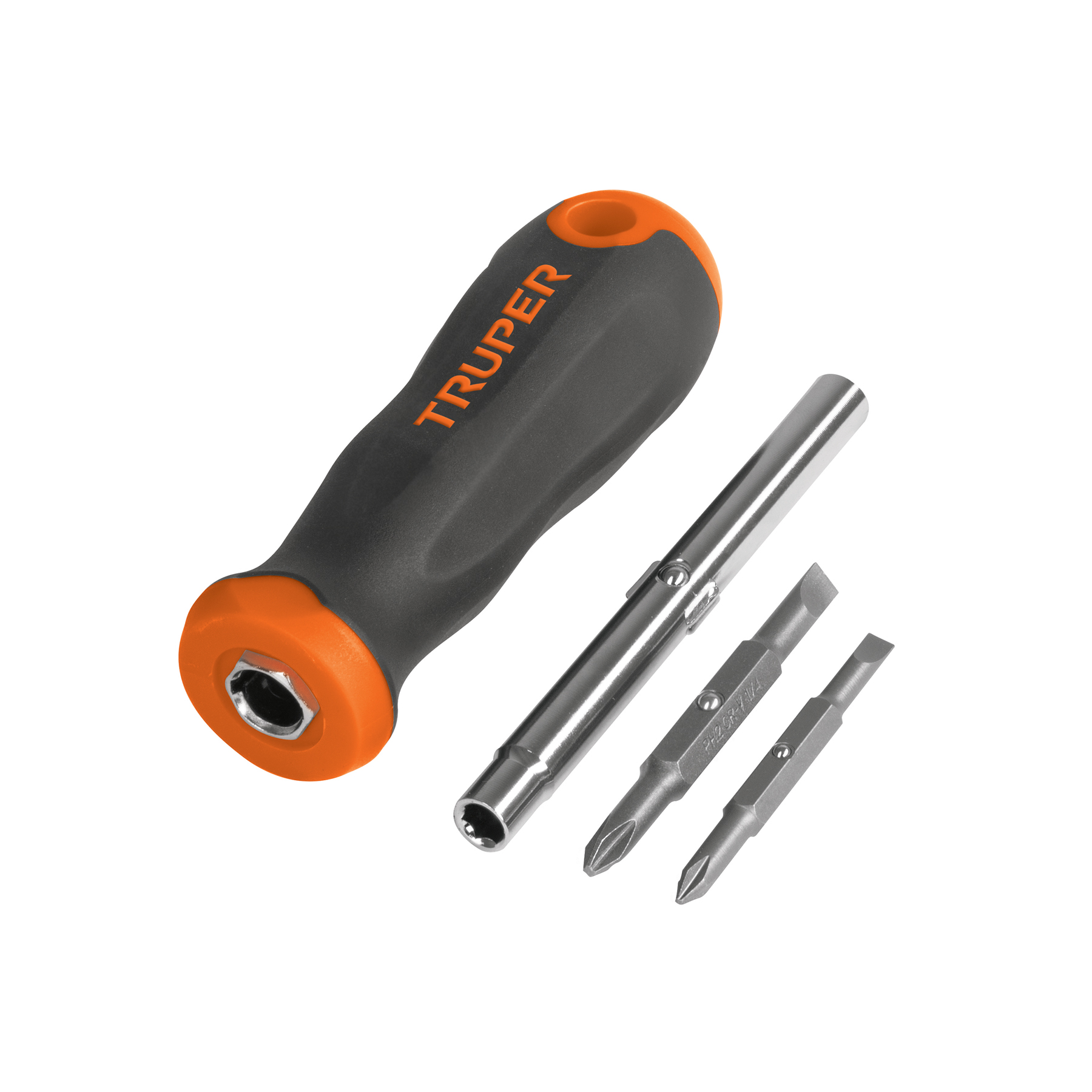 Desarmador con 2 puntas dobles y barra con 2 cajas hexagonales - 14200