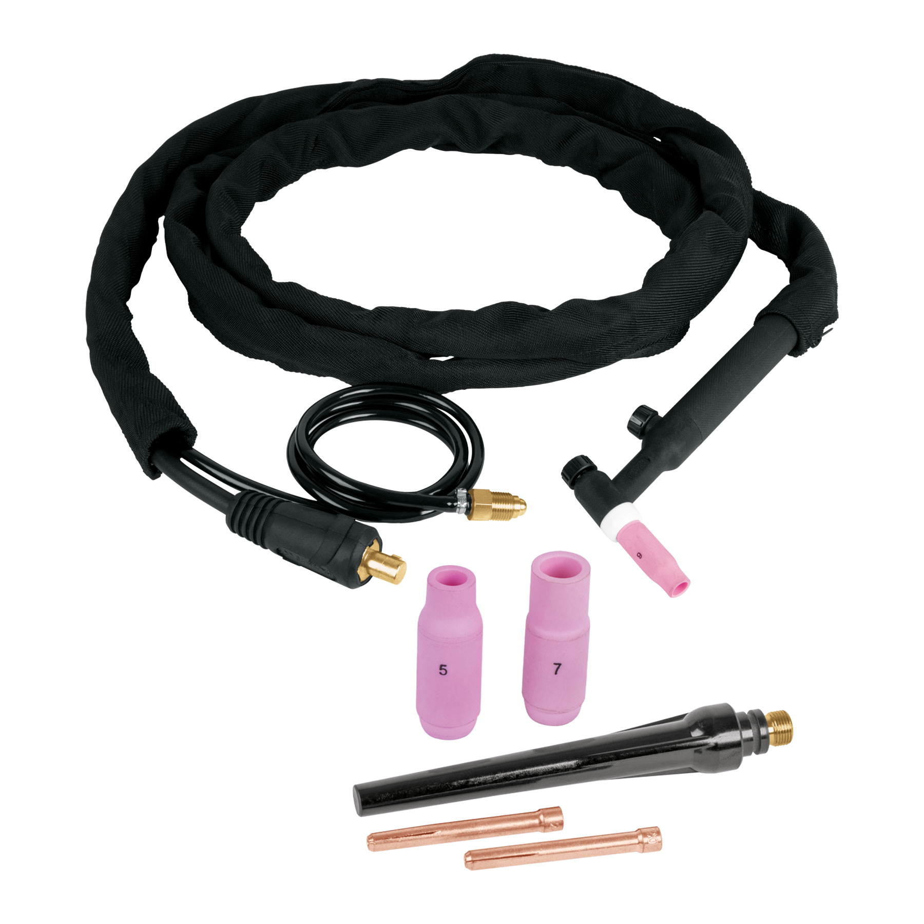 Antorcha para proceso TIG con conector de 1/2 pulgada y para gas - 14112