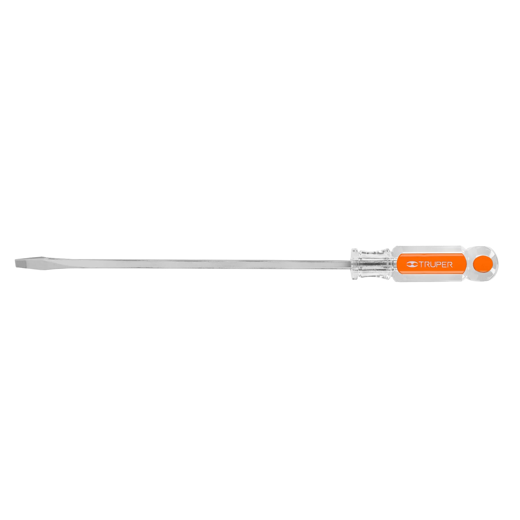 Desarmador plano 1/4 x 9 pulgadas, mango de acetato y barra cuadrada - 14098
