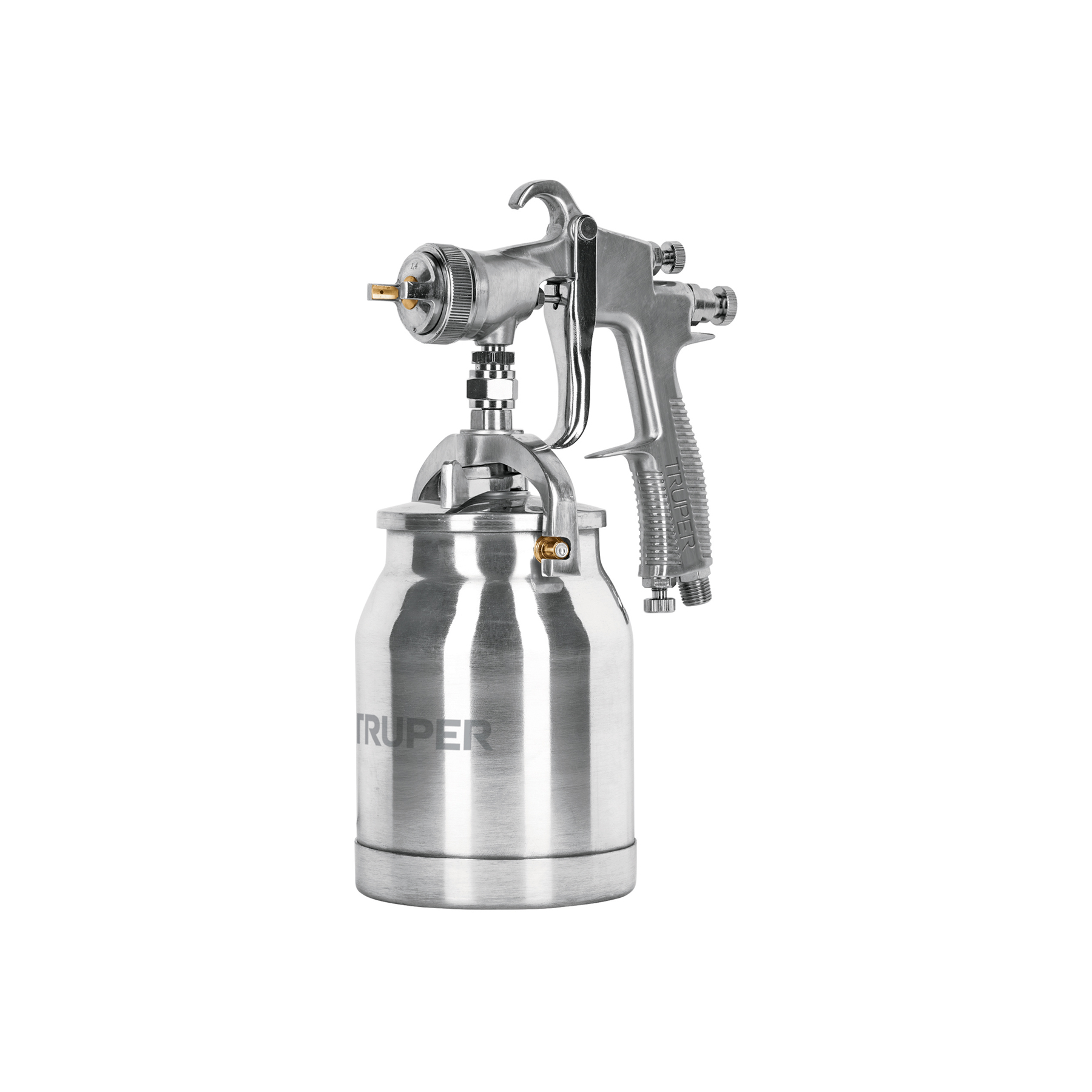 Pistola para pintar HVLP de succión con vaso de aluminio, boquilla 1.4 mm - 14084