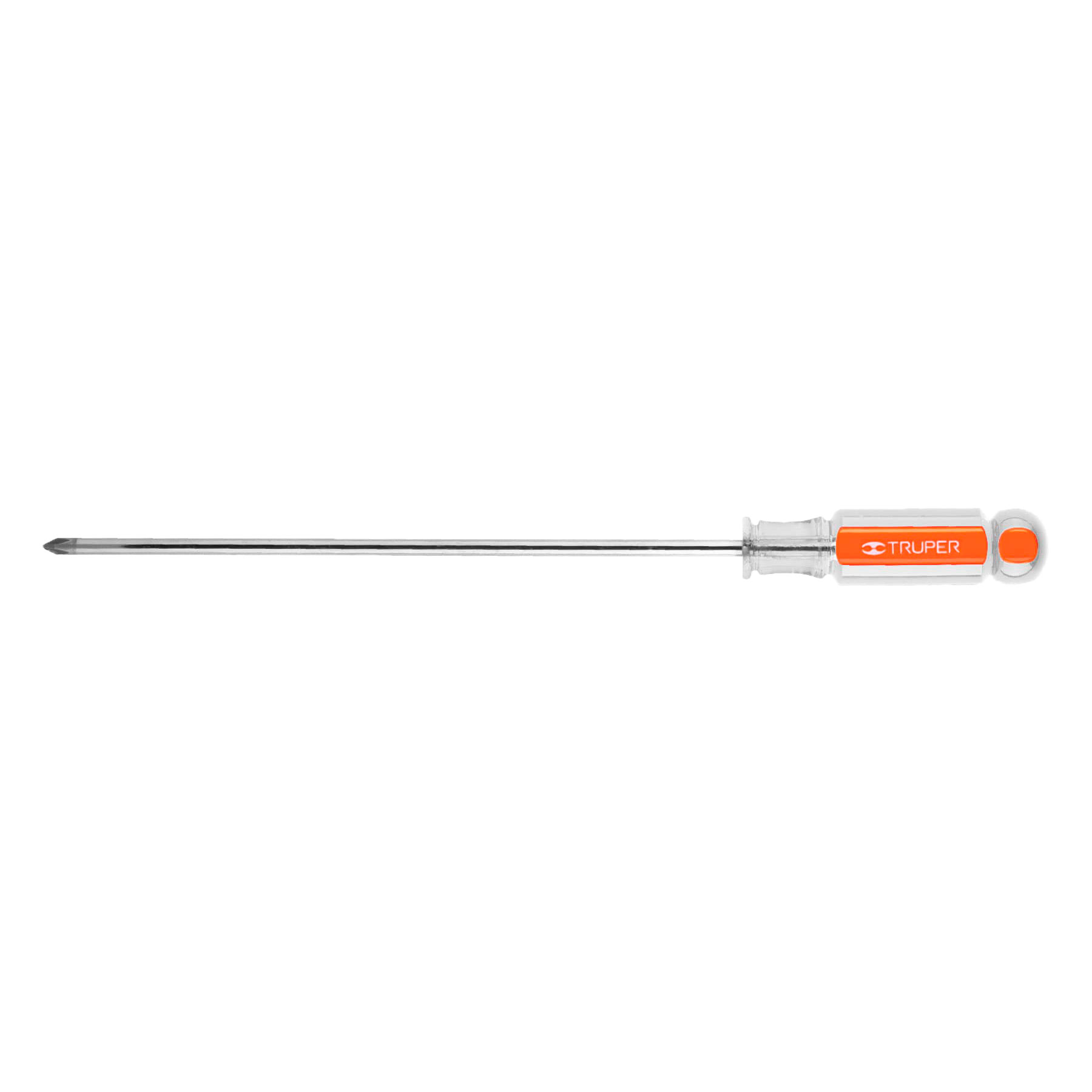 Desarmador de cruz 3/16" x 8" con mango de acetato - 14068