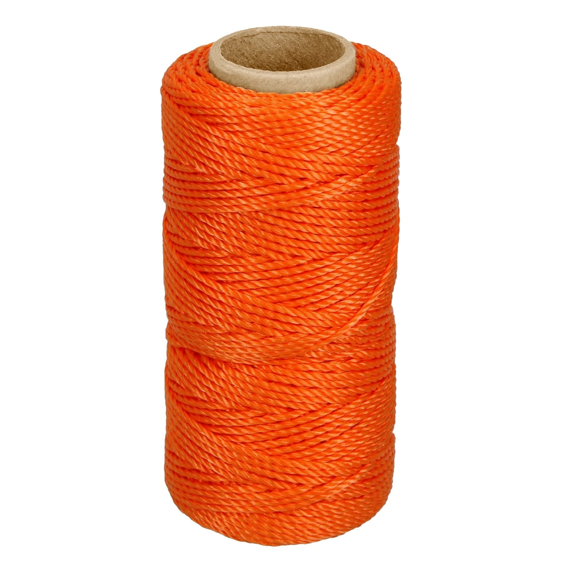 Carrete con 65 metros de hilo para albañil color naranja - 14051