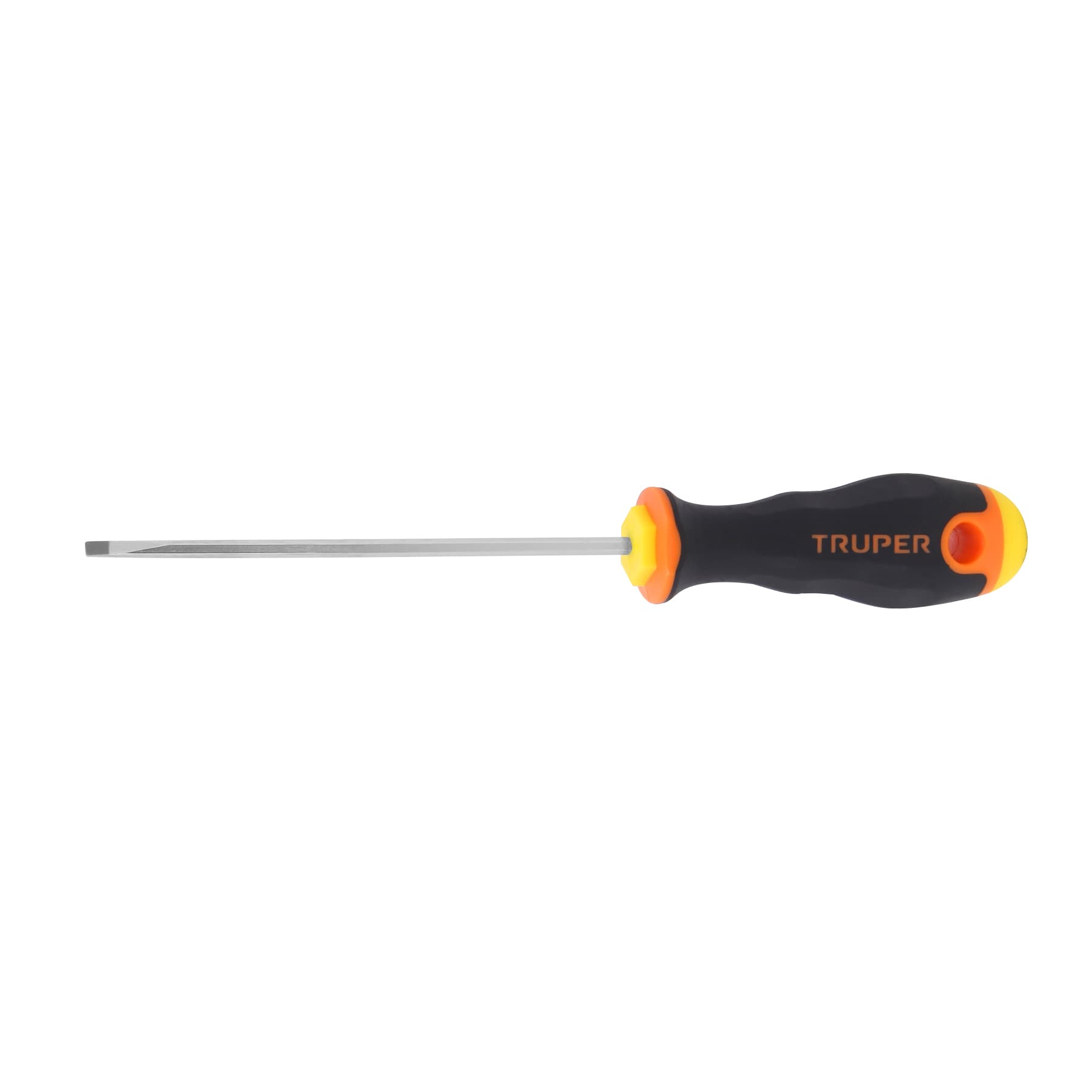 Desarmador cabinet 1/8' x 4' con mango Comfort Grip, Truper - 14019