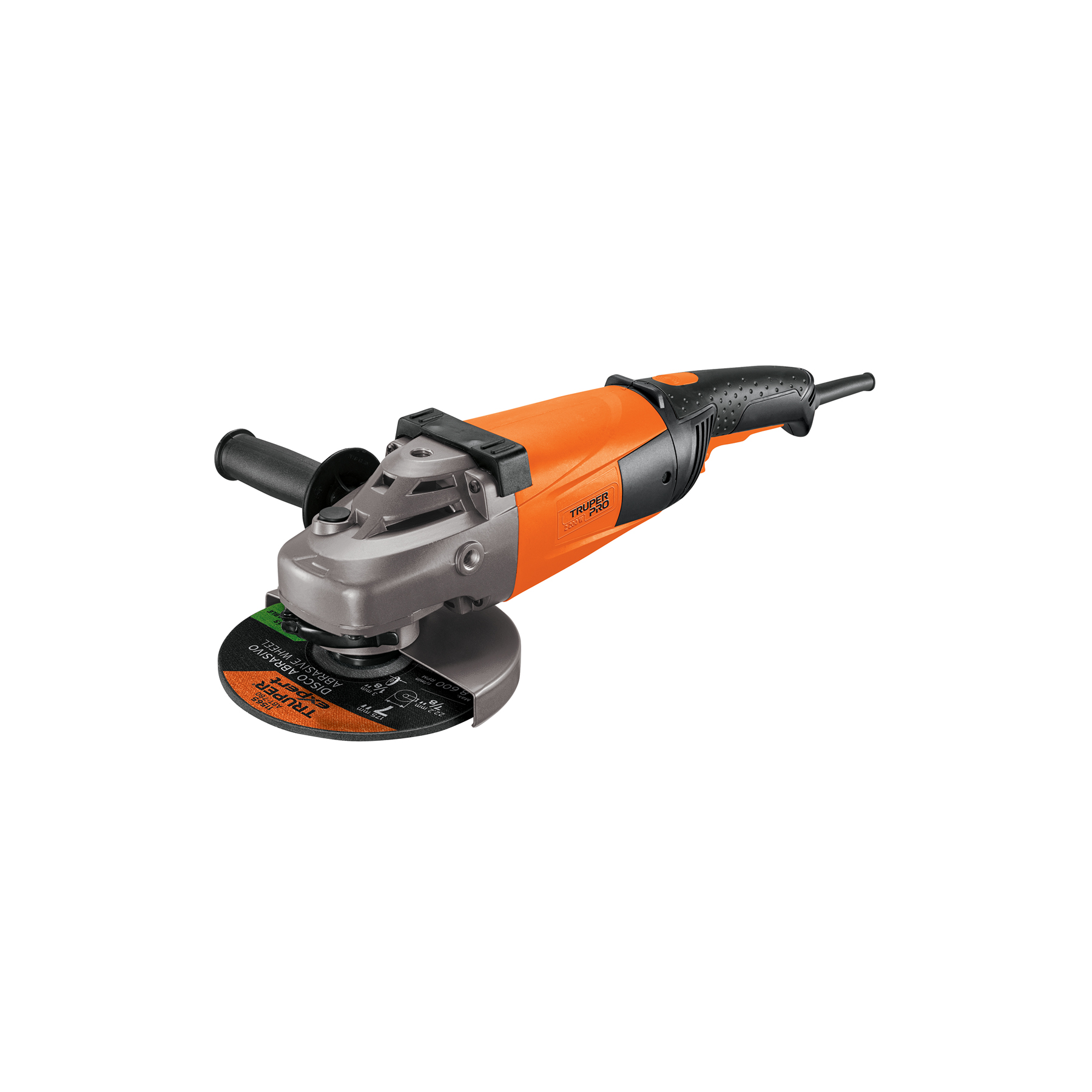Esmeriladora angular de 7 pulgadas, 2200W, Truper Pro - 14012