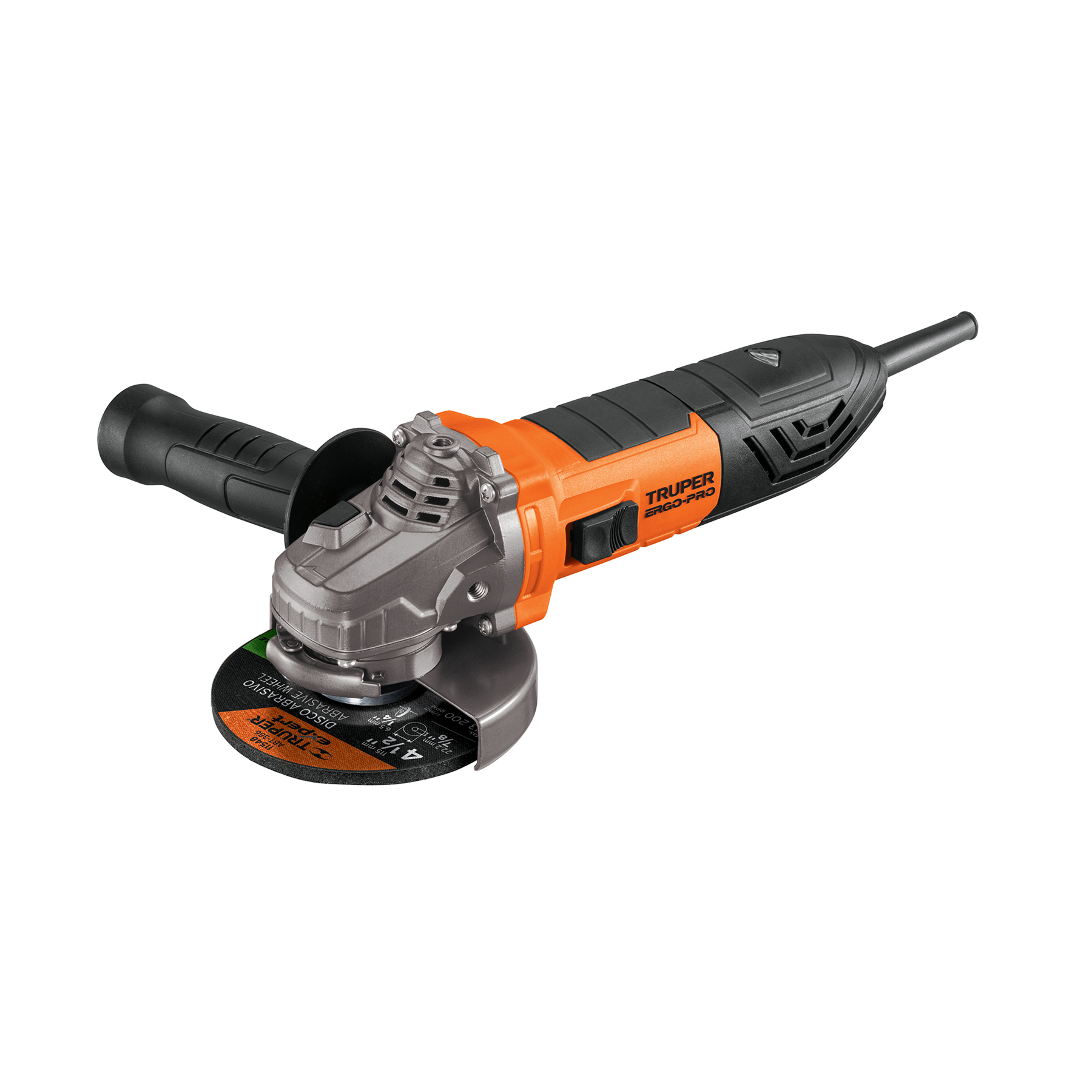 Esmeriladora angular 4-1/2 pulgadas, 950W, Truper Ergo Pro - 13935