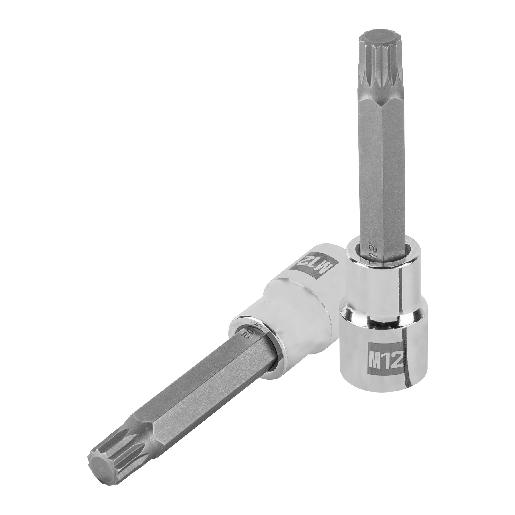 Dado punta larga bristol M12, cuadro 1/2' - 101302