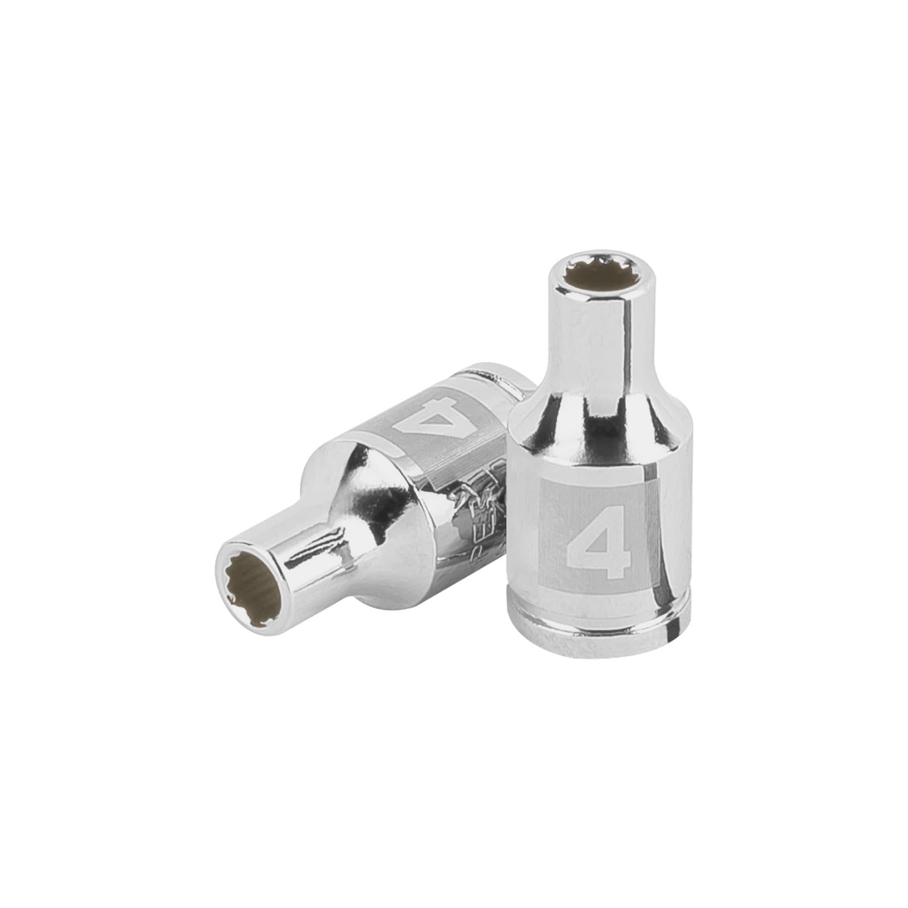Dado de 4 mm, 12 puntas, cuadro 1/4' - 100973