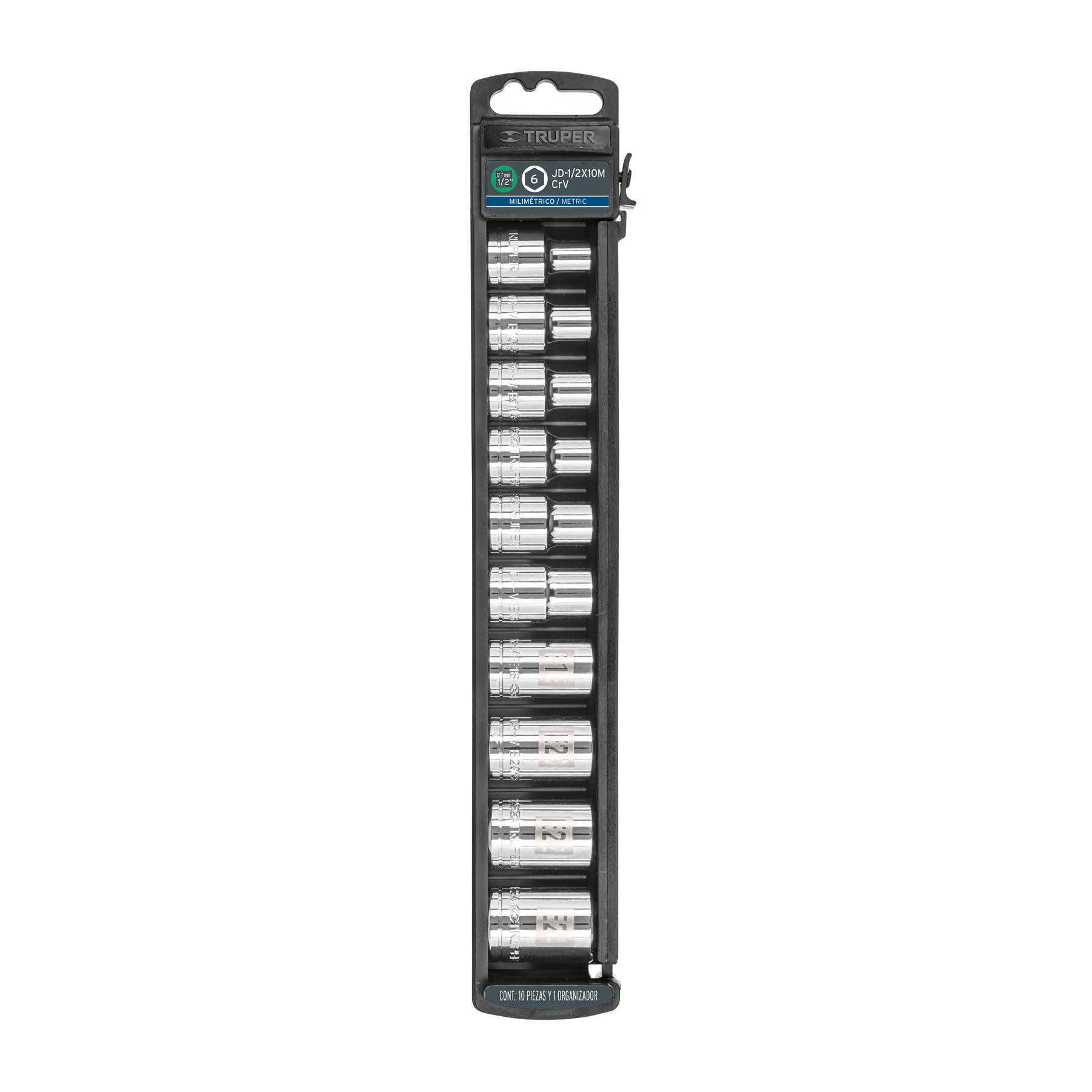 Juego de 10 dados cuadro 1/2 pulgada torx - 10026