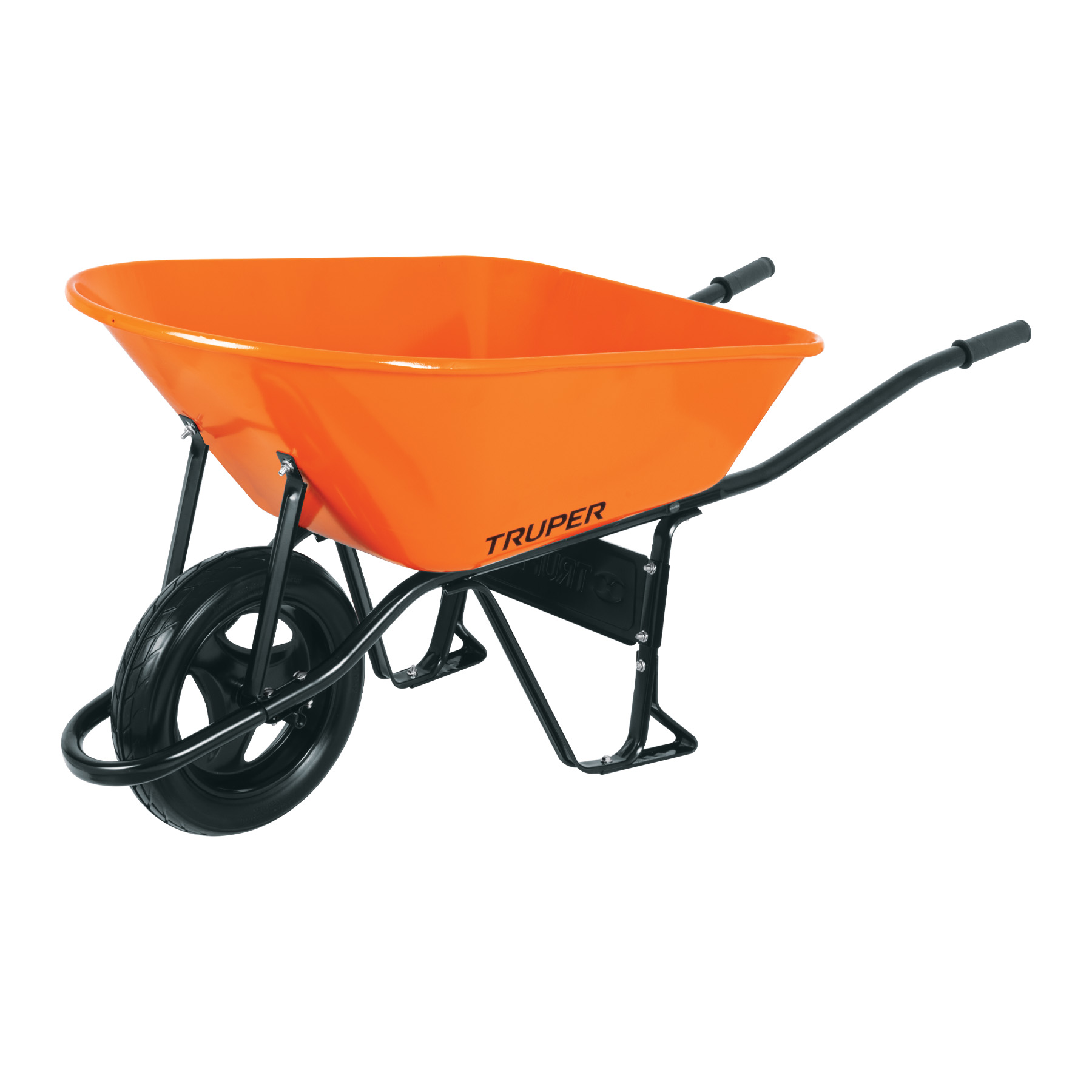 Carretilla imponchable de 8 pies cúbicos con bastidor tubular - 100177