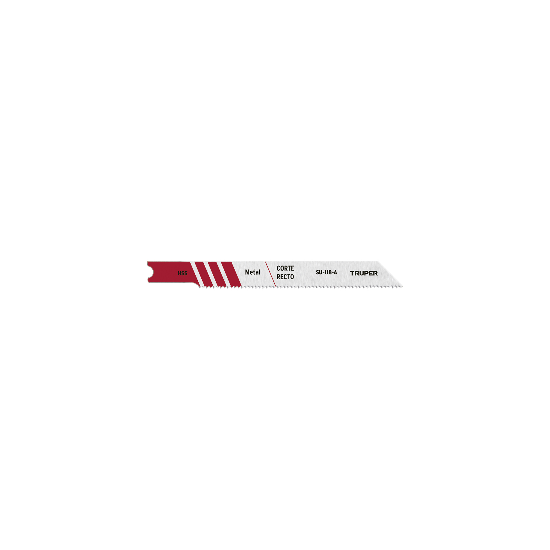 Juego de 5 seguetas de corte recto para metal, 24 dientes por pulgada, zanco tipo U - 18138