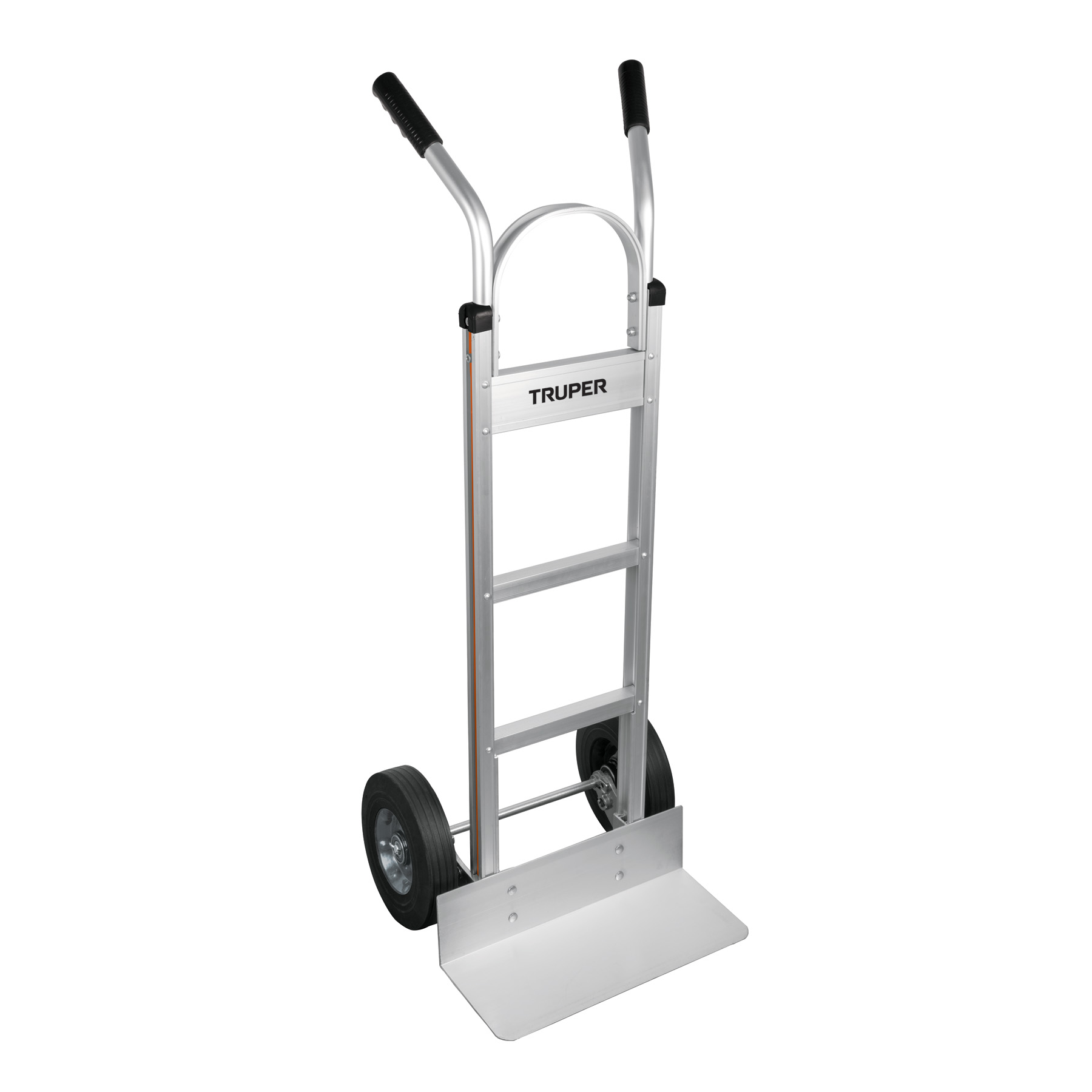 Diablo de carga de aluminio con ruedas imponchables, capacidad 300 kg - 17245