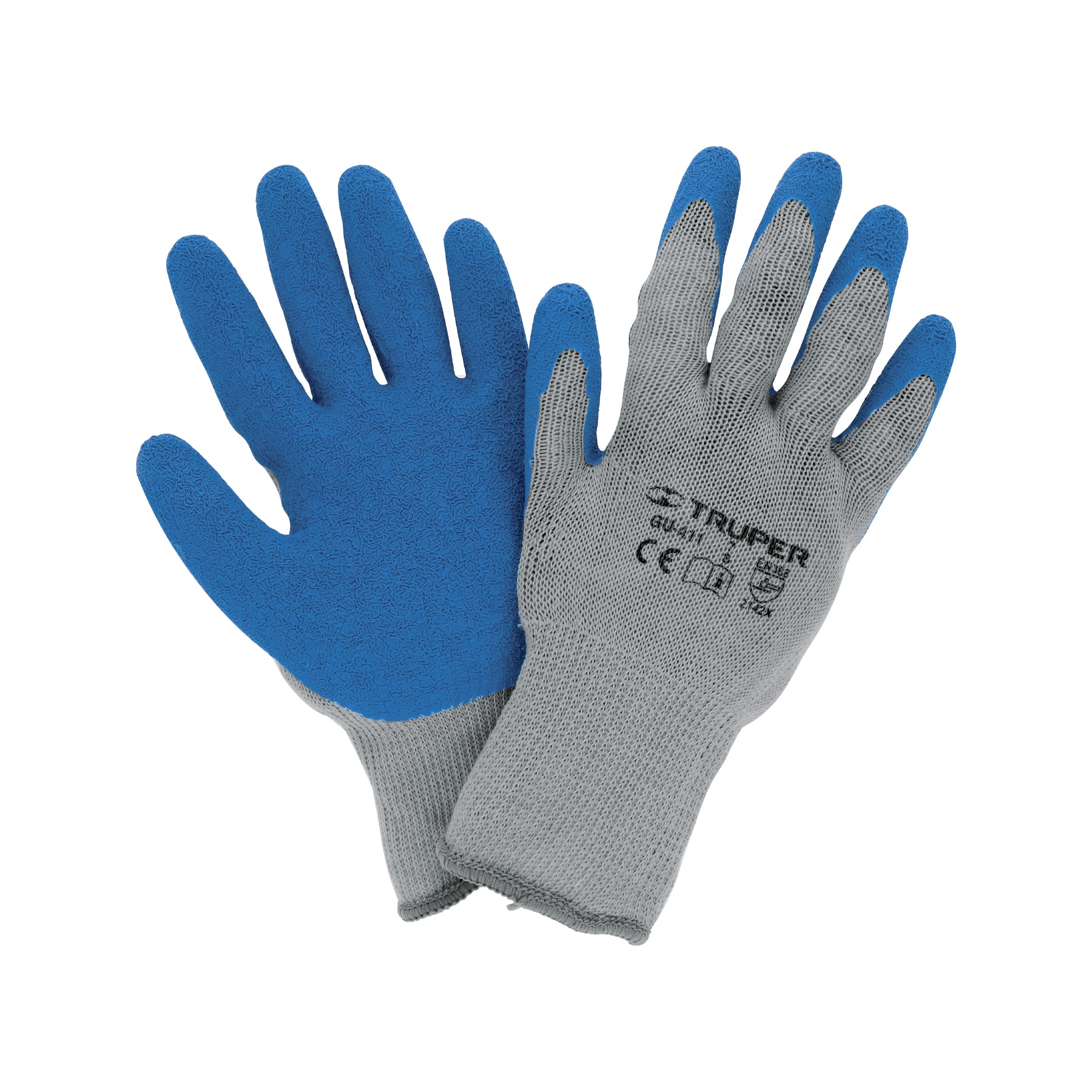Guantes de poliéster recubiertos de látex, talla CH - 15265