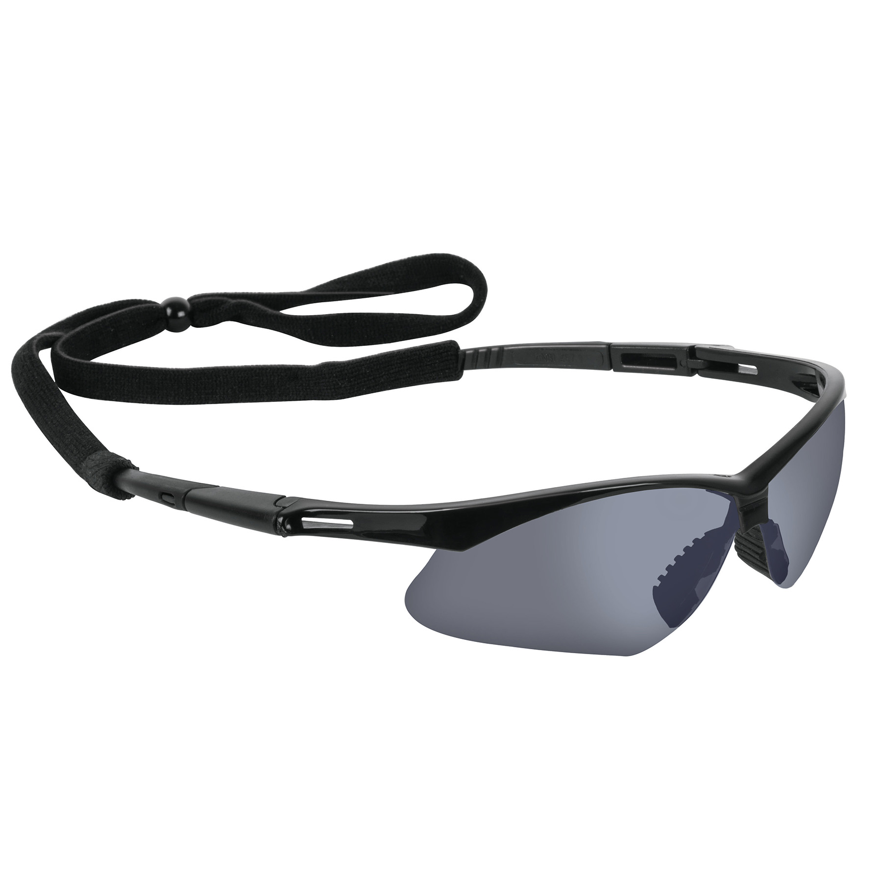 Lentes de seguridad con espejo plateado y cordón ajustable - 15182
