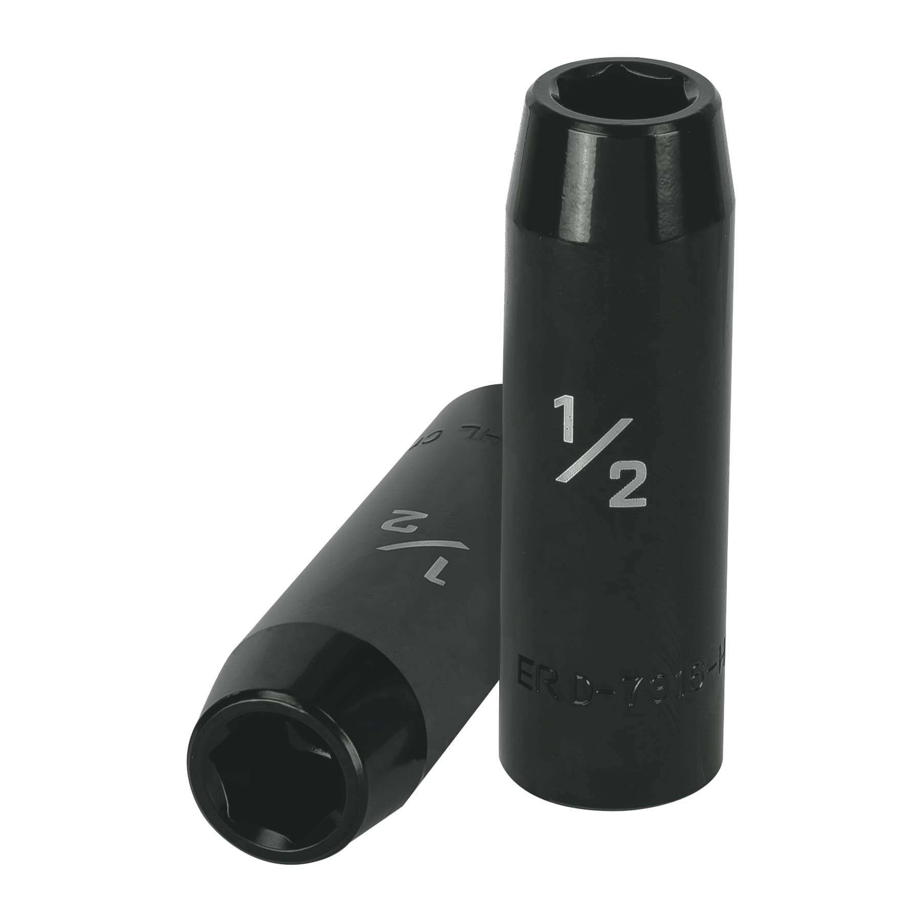 Juego de dados largos de impacto de 1/2 pulgada, 6 puntas, cuadro 1/2 pulgada - 13388