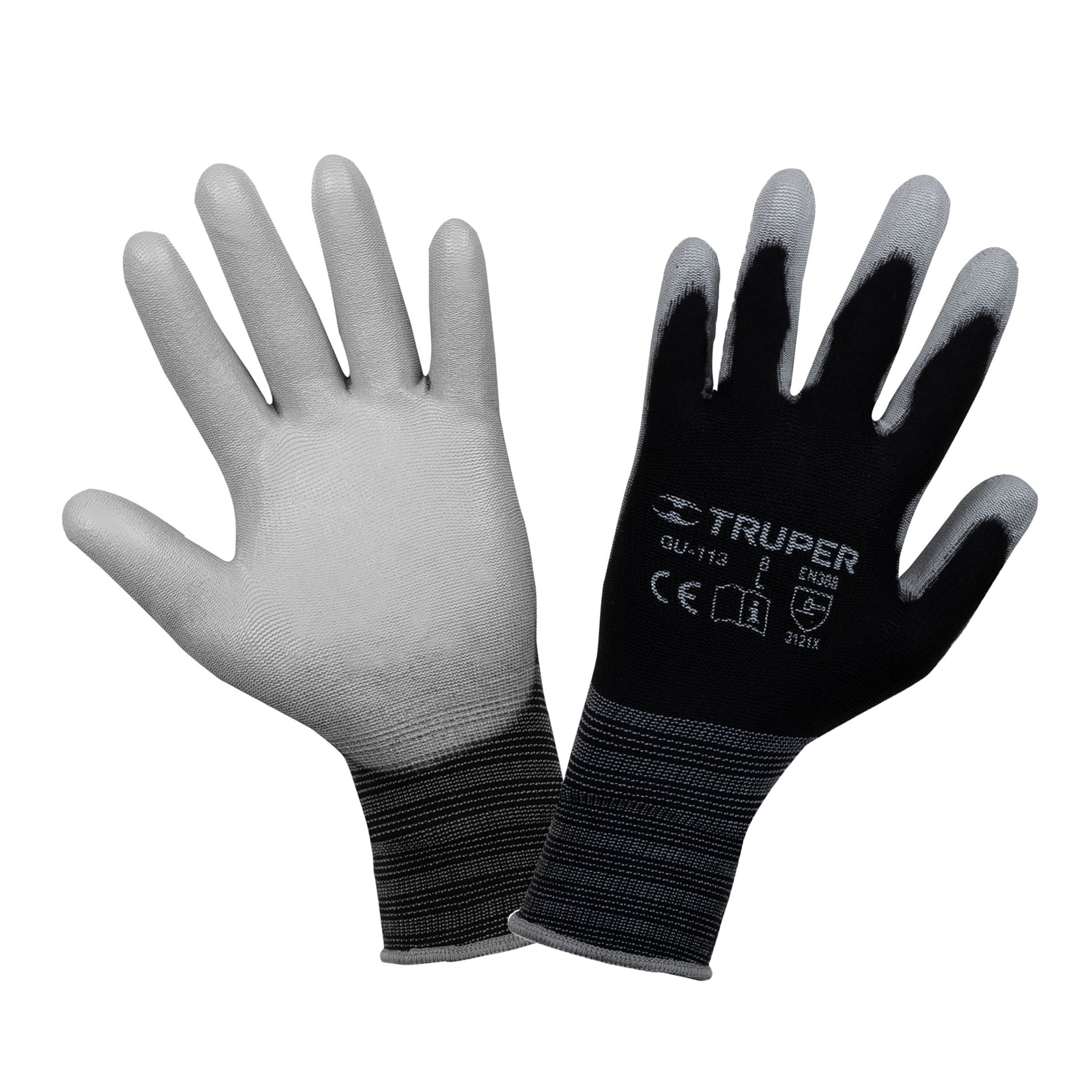 Guantes de nylon recubiertos de poliuretano, talla G - 13292