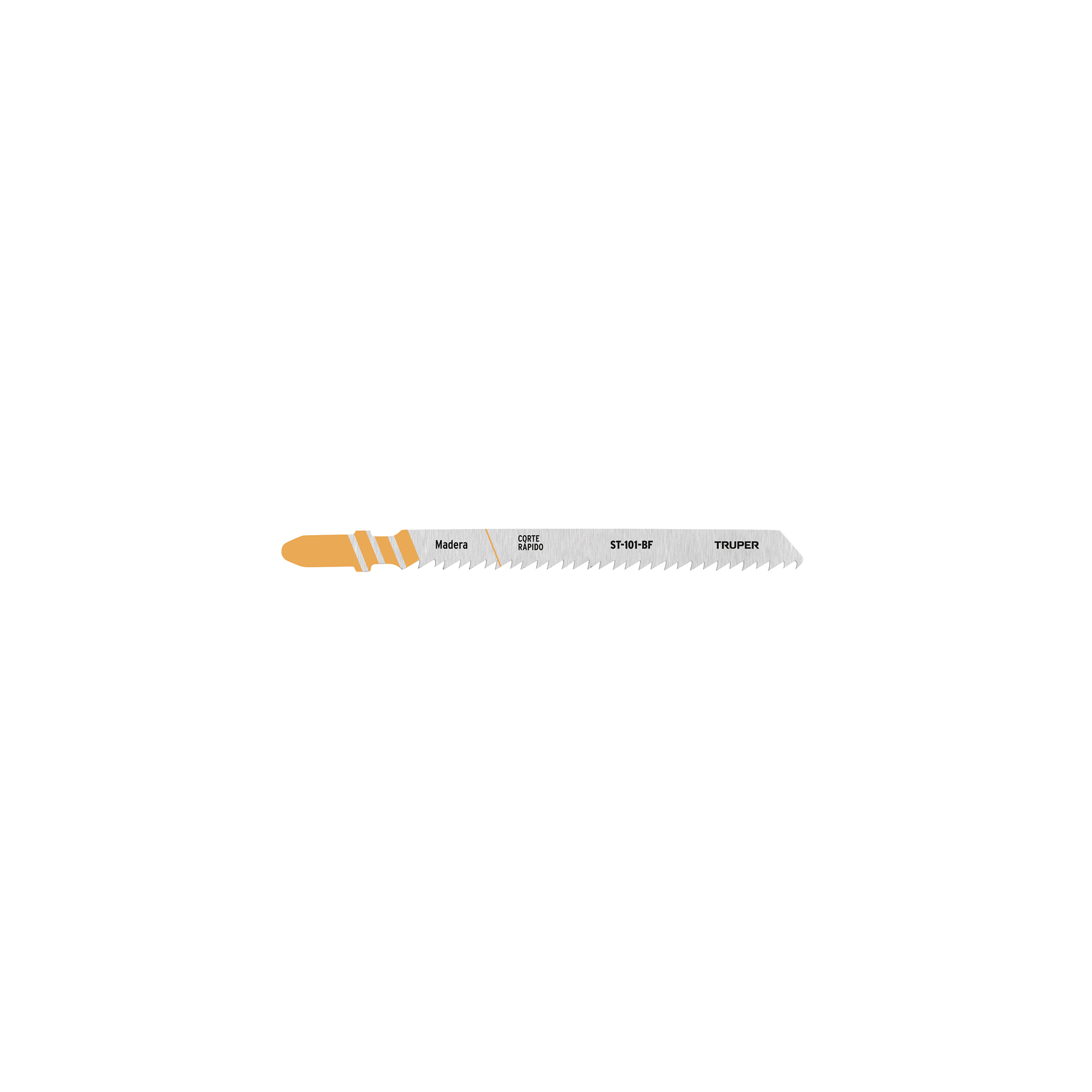 Juego de 5 seguetas tipo T, 10 dientes por pulgada, corte recto para madera dura - 103043