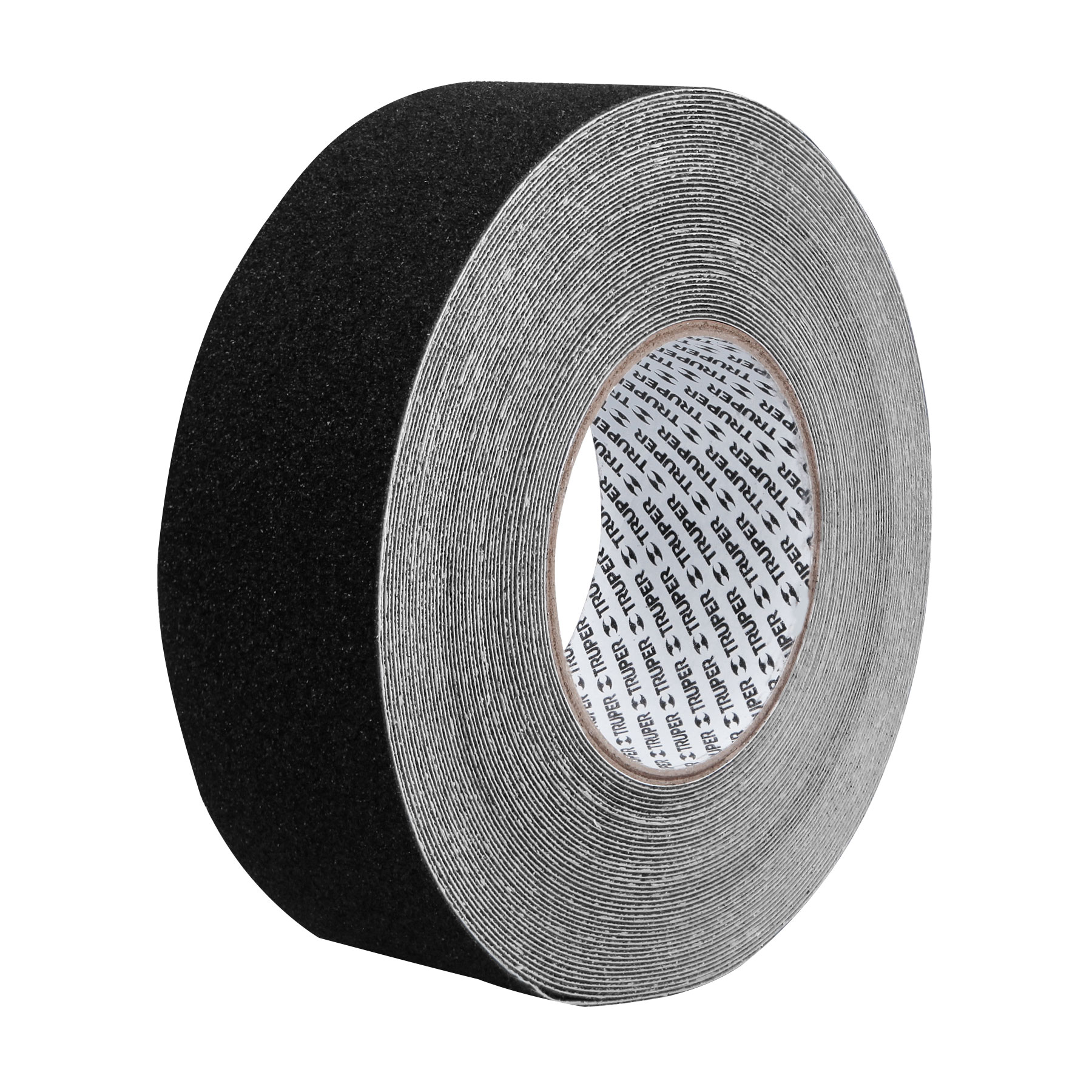 Cinta antiderrapante negra, 50 mm x 18 m, con superficie abrasiva - 101444