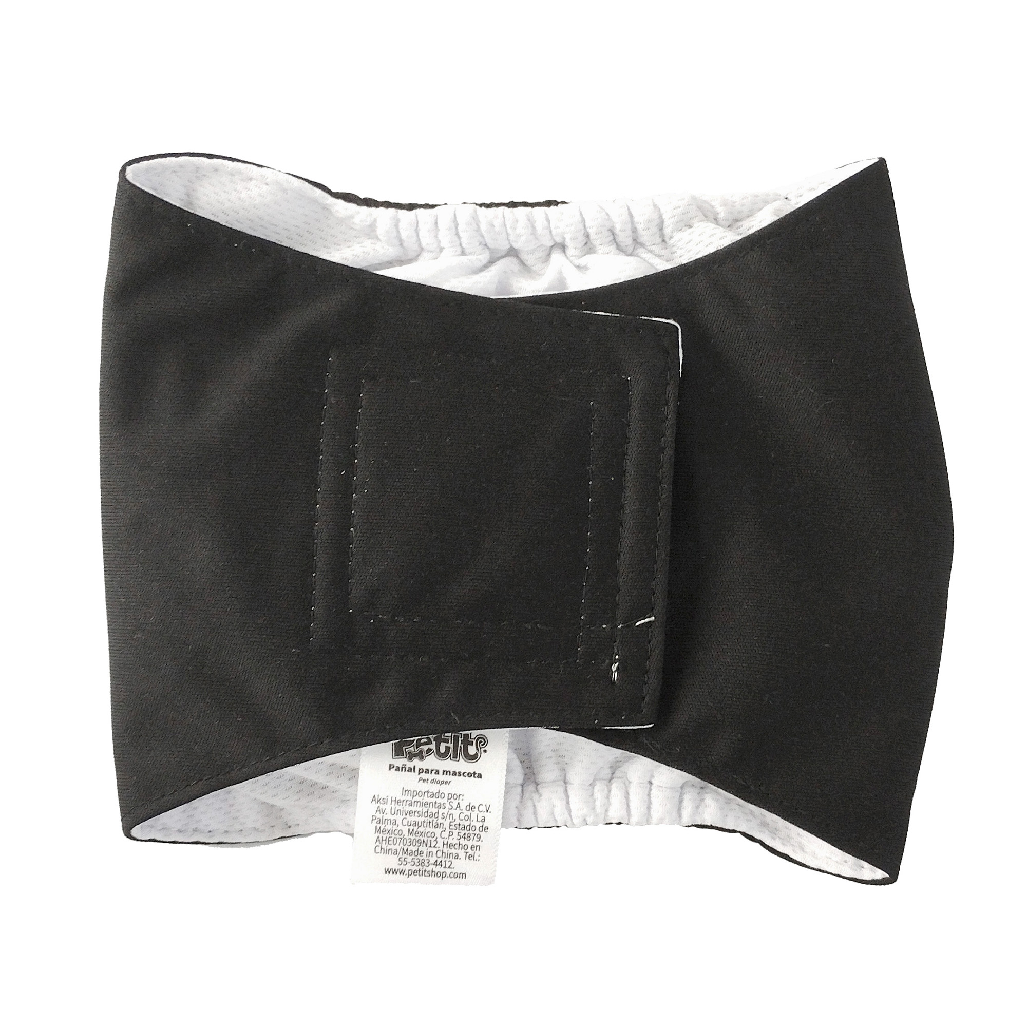 Pañal para perros macho talla L color negro - 666804