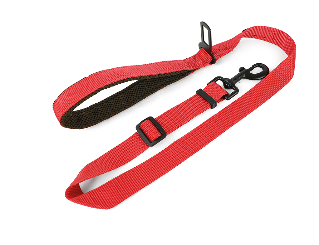 Cinturón de seguridad universal tipo S, color rojo - 630202