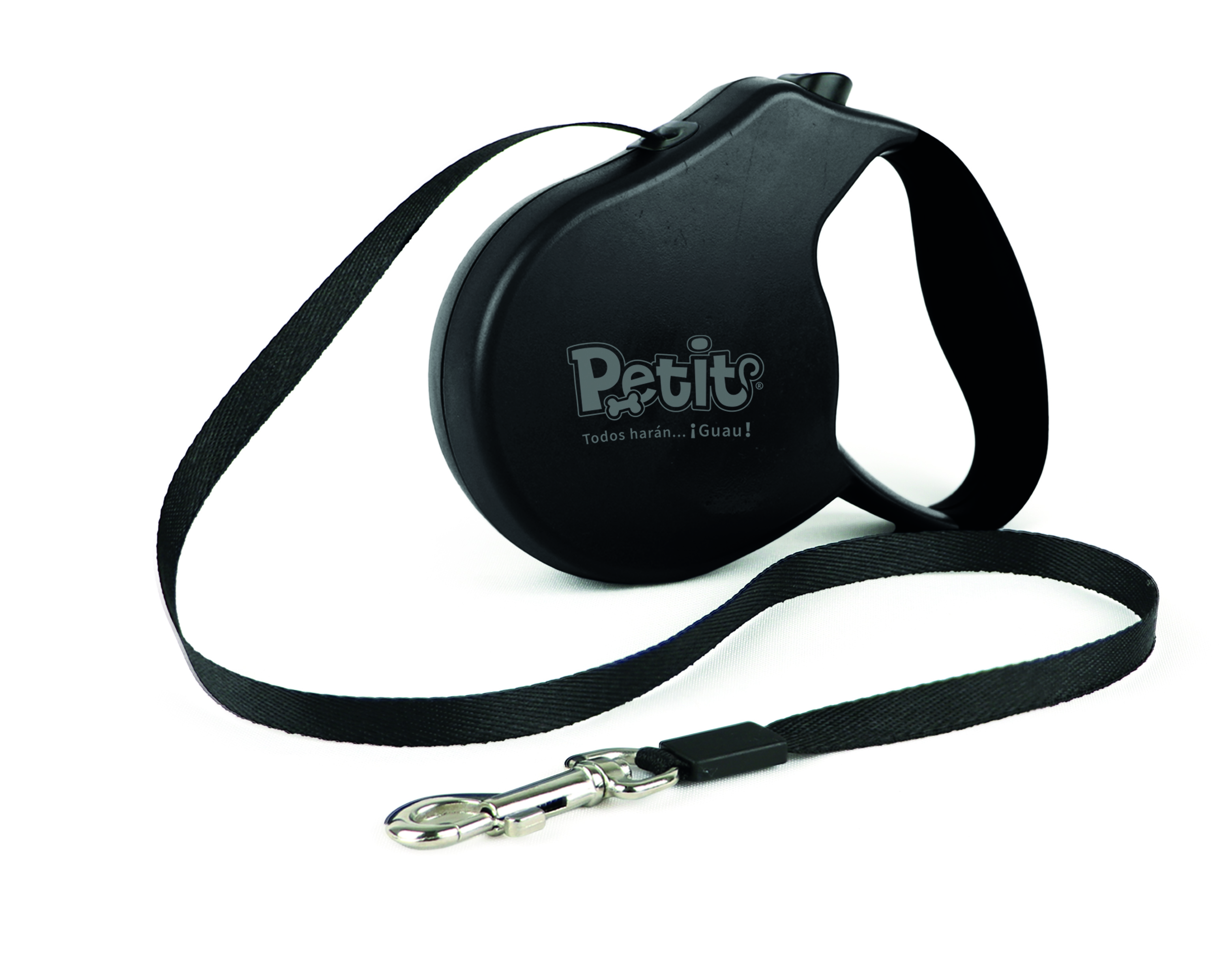 Correa retráctil profesional L, negro - 623408