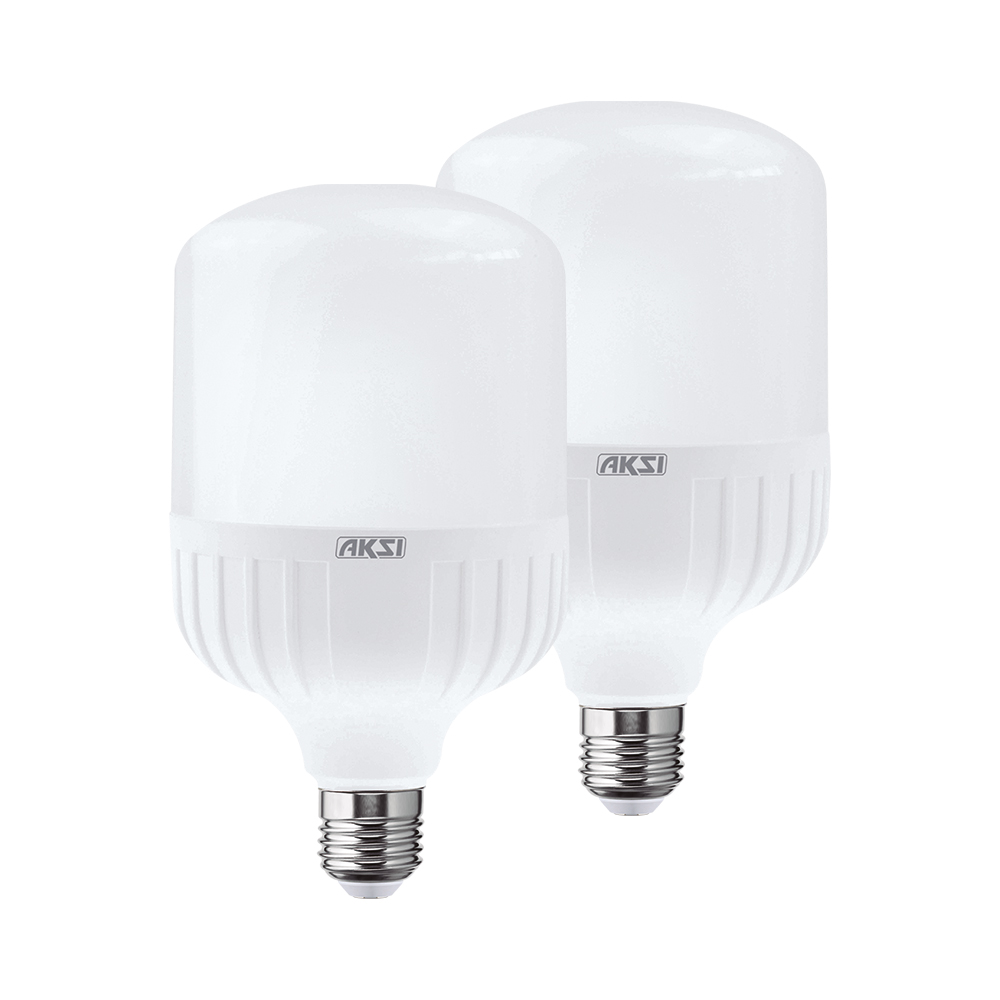Foco LED de alta potencia 40W, luz blanca, base E27, paquete de 2 piezas - 116443