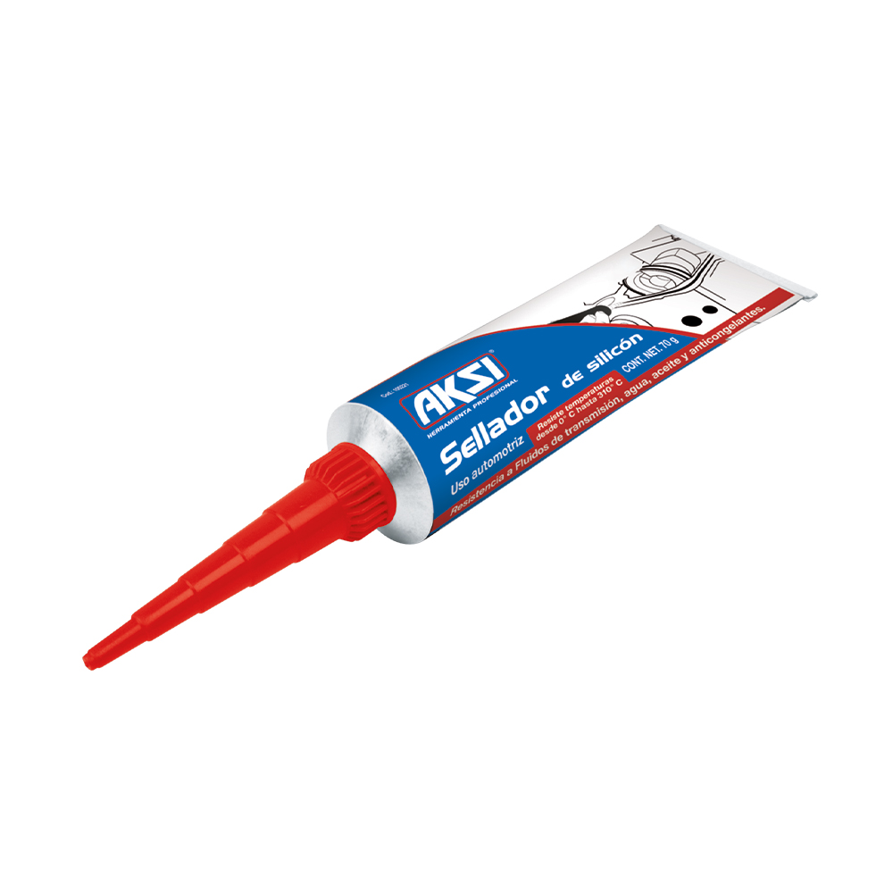 Sellador de silicona automotriz negro de 70 gramos - 105221